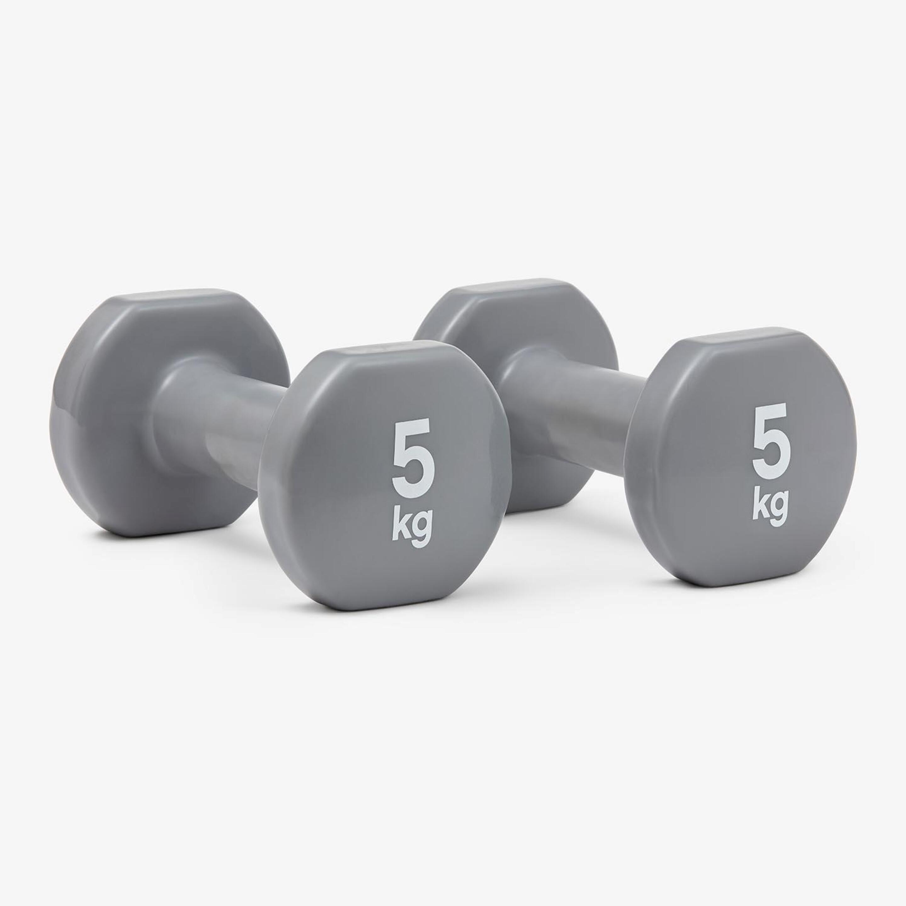 Reebok Par De Pesas Vinilo 5 Kg Gym