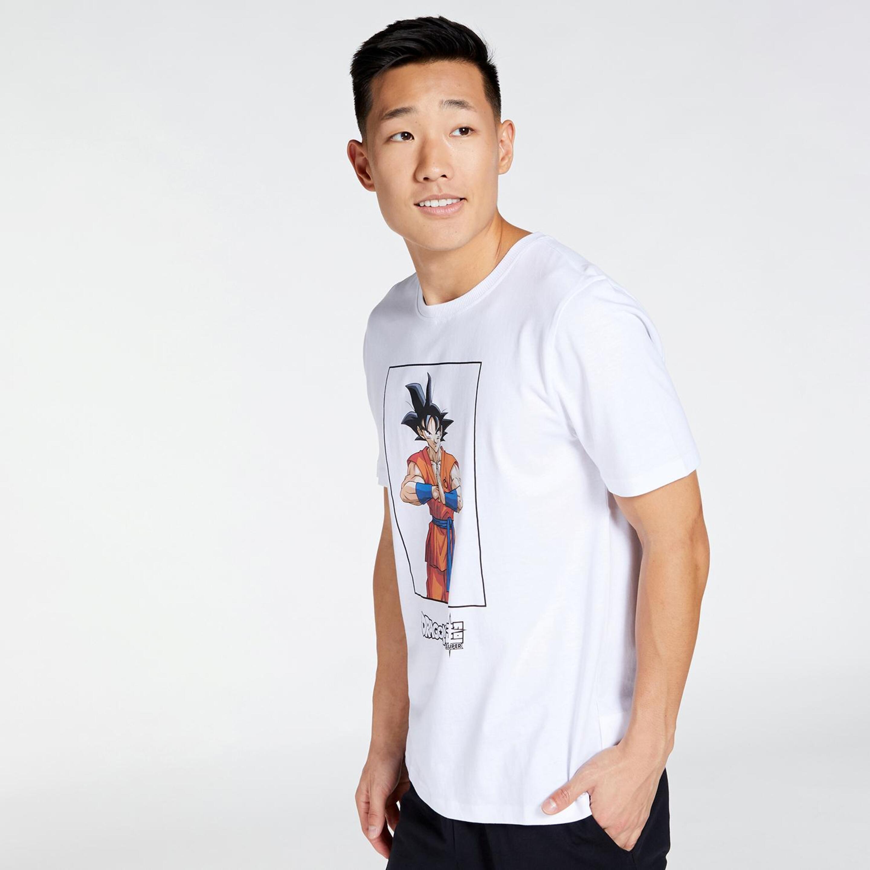 Camiseta Dragon Ball - Blanco - Camiseta Hombre