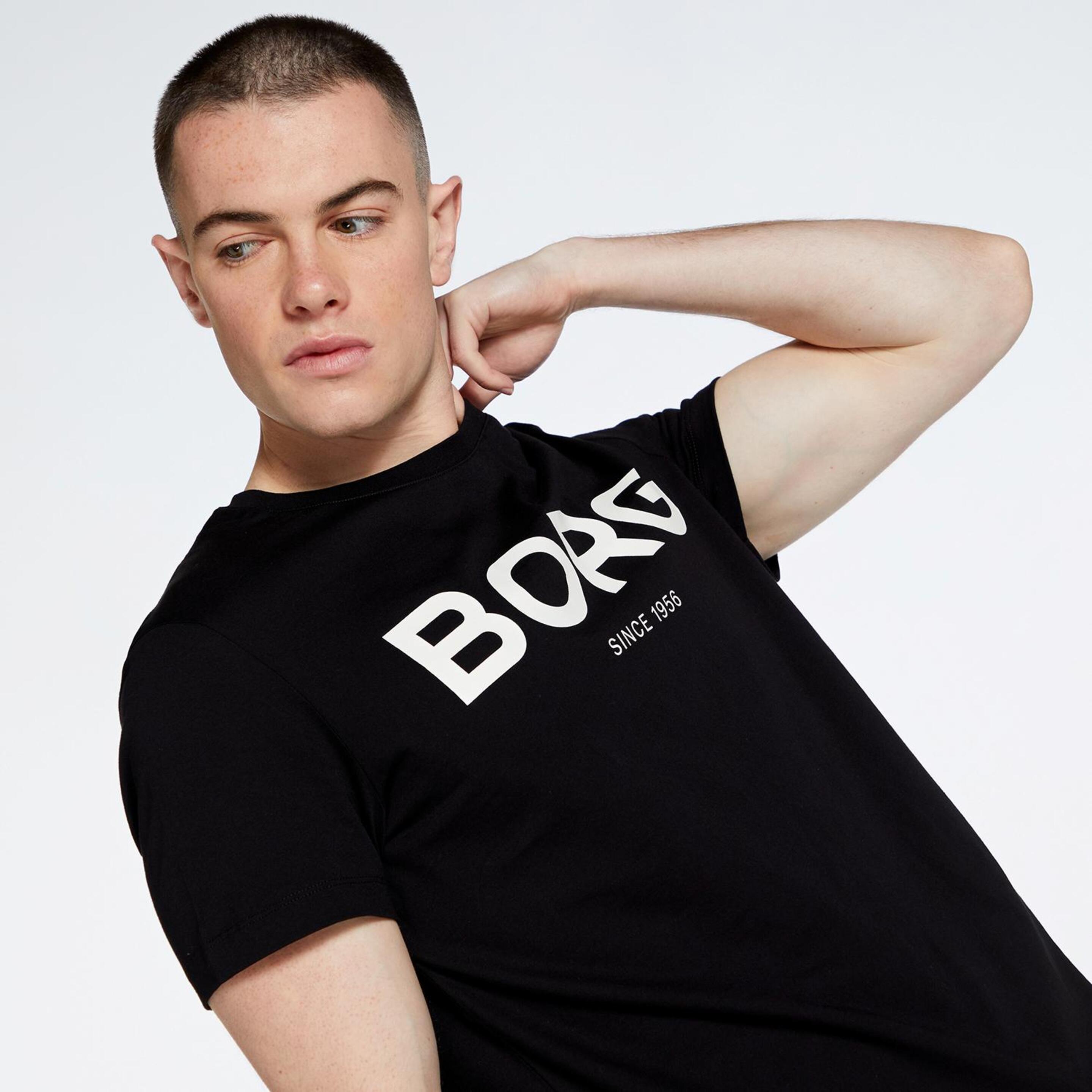 Camiseta Bjorn Borg - Negro - Camiseta Hombre