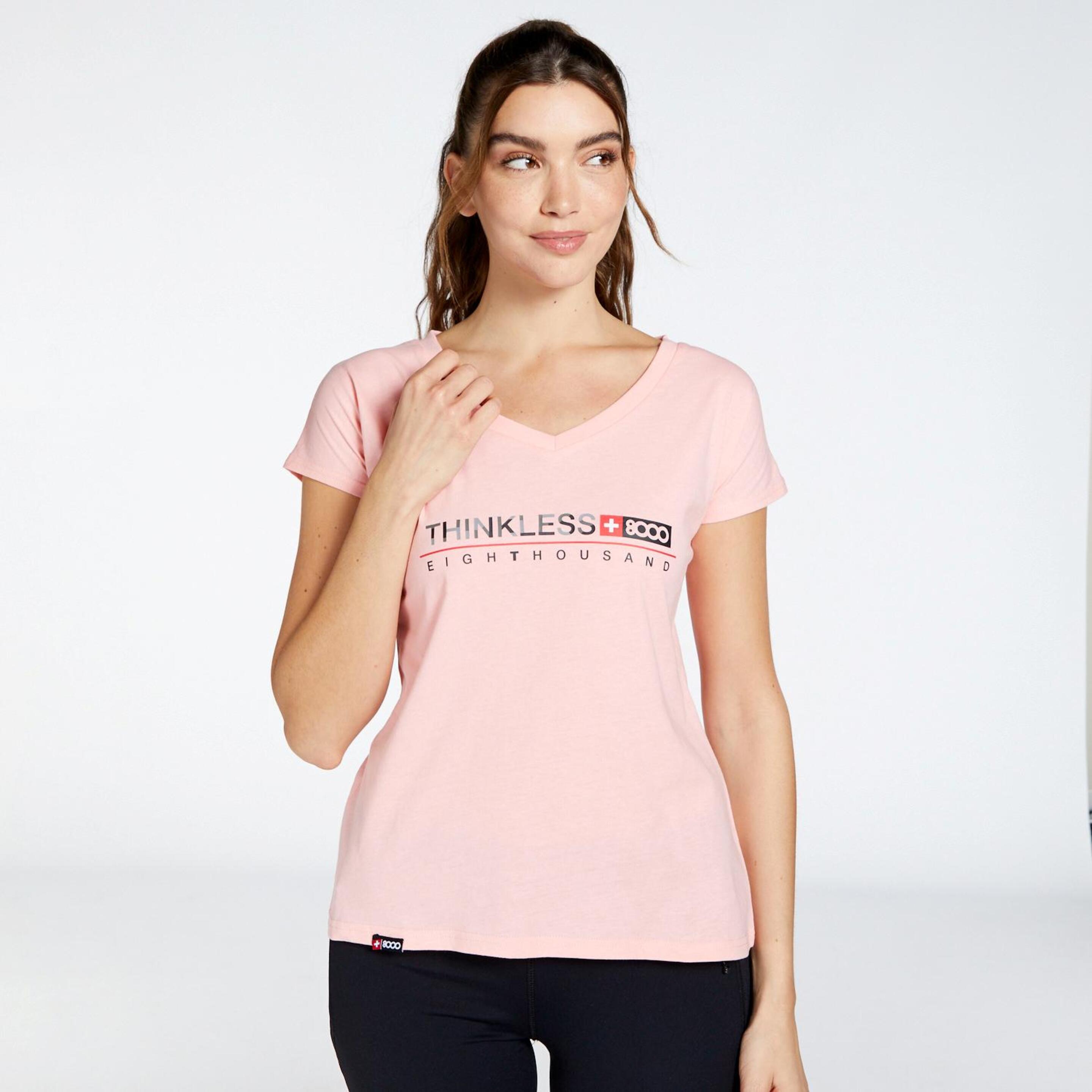 +8000 Lataz - rosa - Camiseta Trekking Mujer