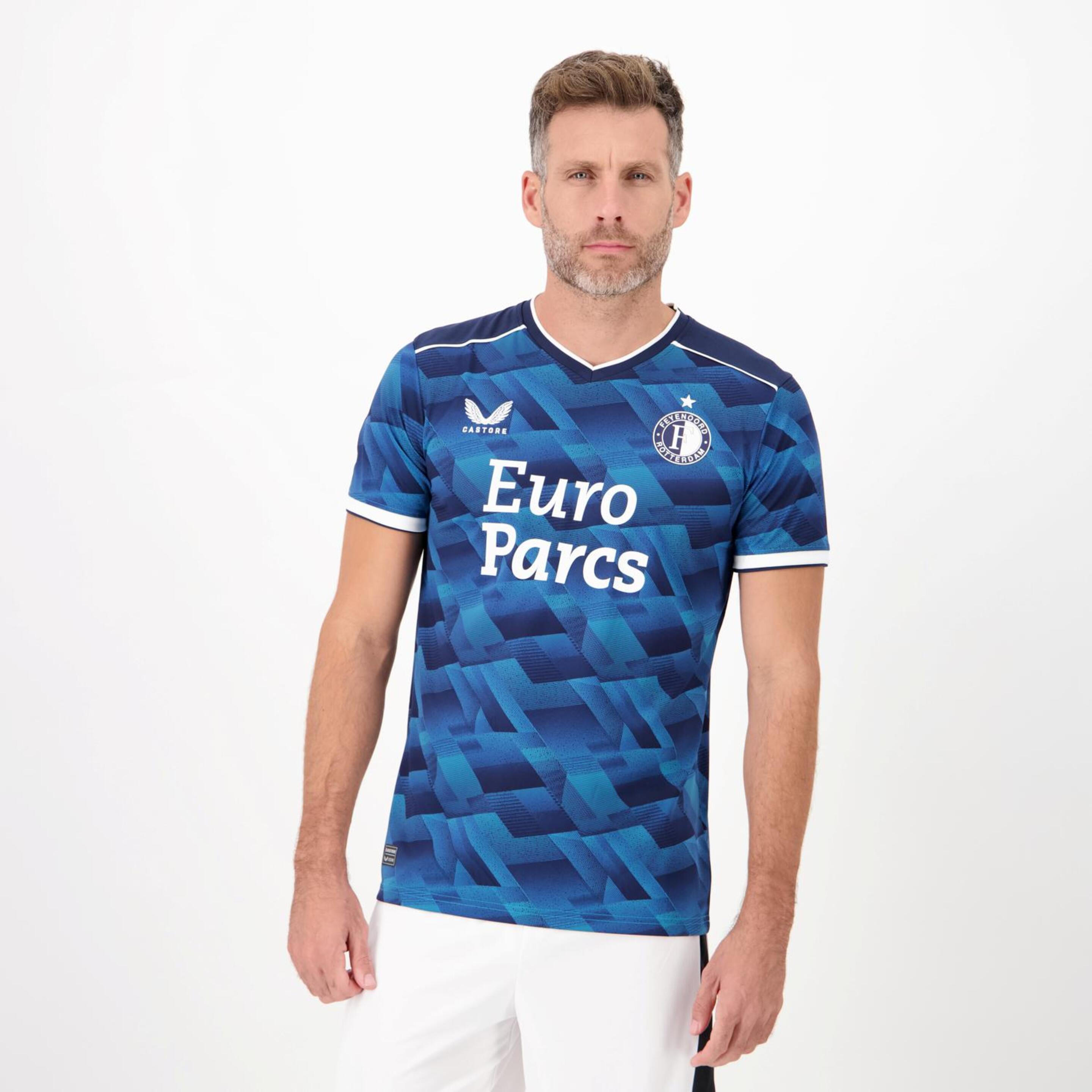 Feyenoord 2ª Equipación 23/24 - azul - Camiseta Fútbol Hombre
