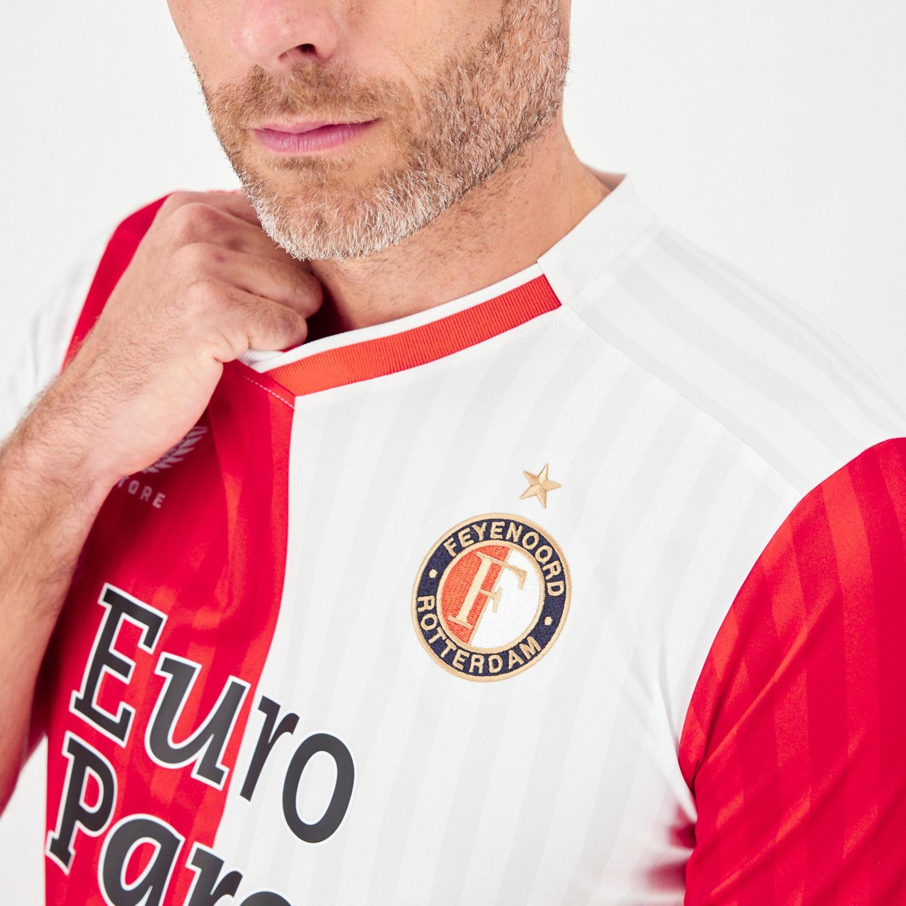 Feyenoord 1ª Equipación 23/24 - Rojo - Camiseta Fútbol Hombre