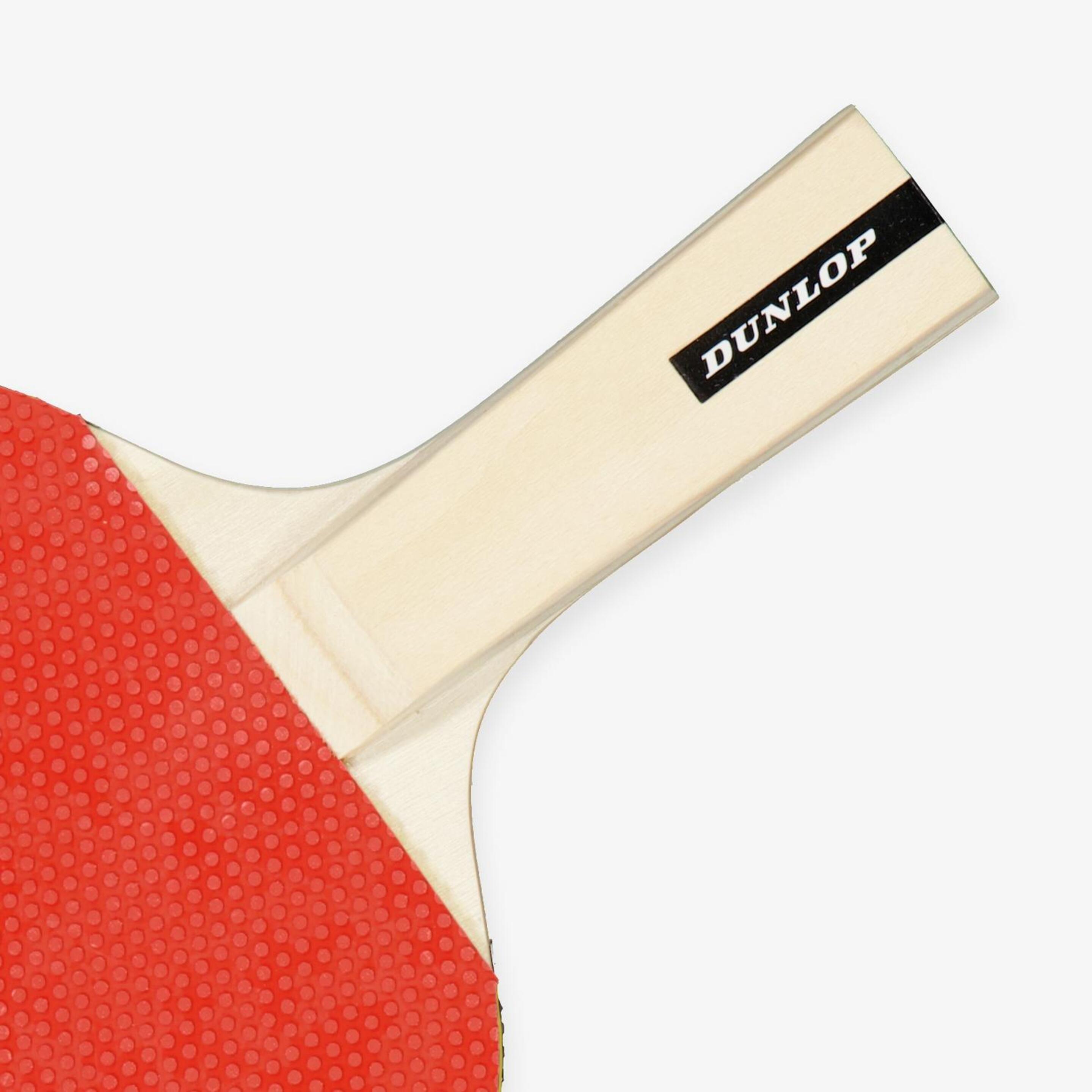 Dunlop Match Set - Vermelho - Pack 4 Raquetes + 6 Bolas Ping Pong | Sport Zone