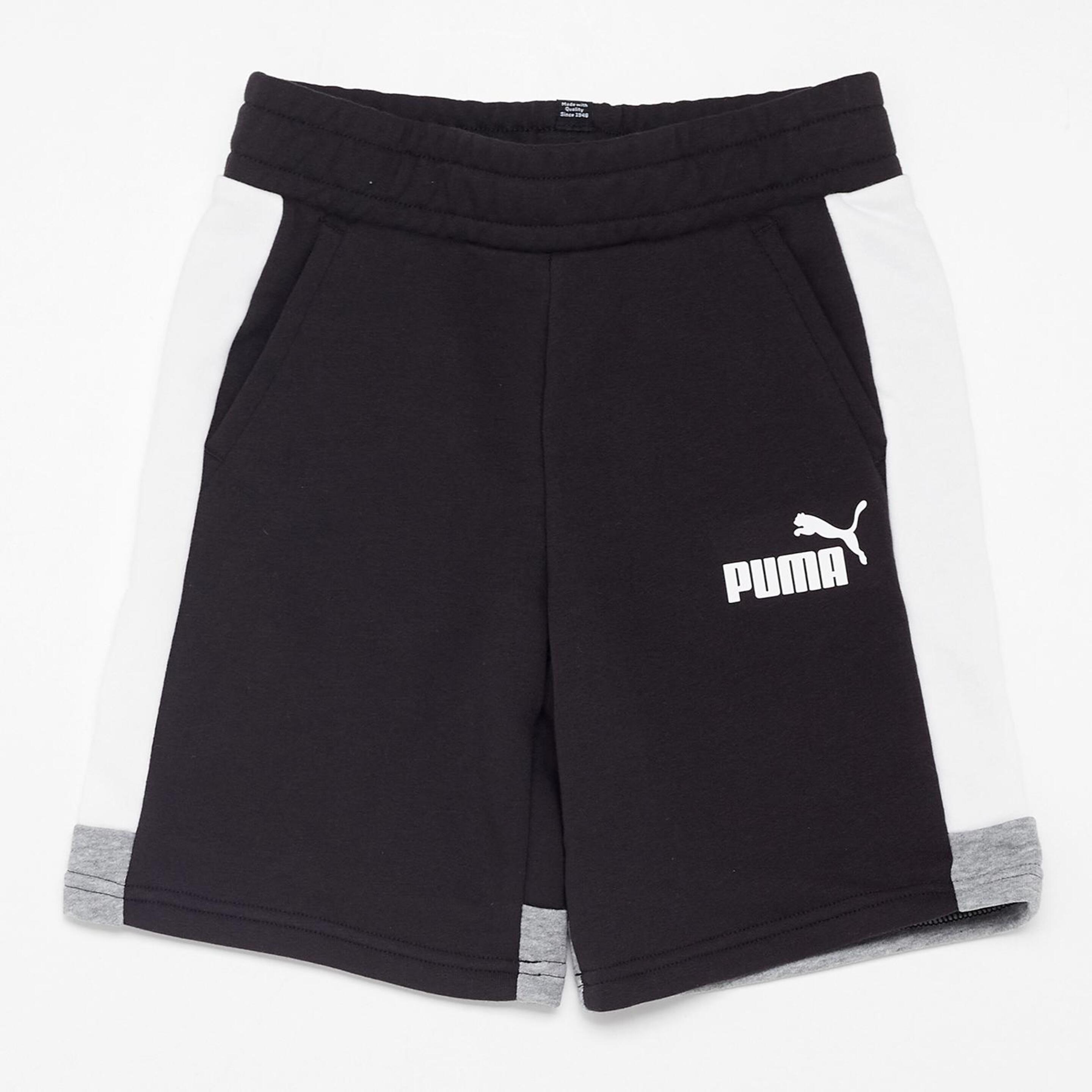 Puma Jr Pantalon Bermuda Felpa Sp Excl
