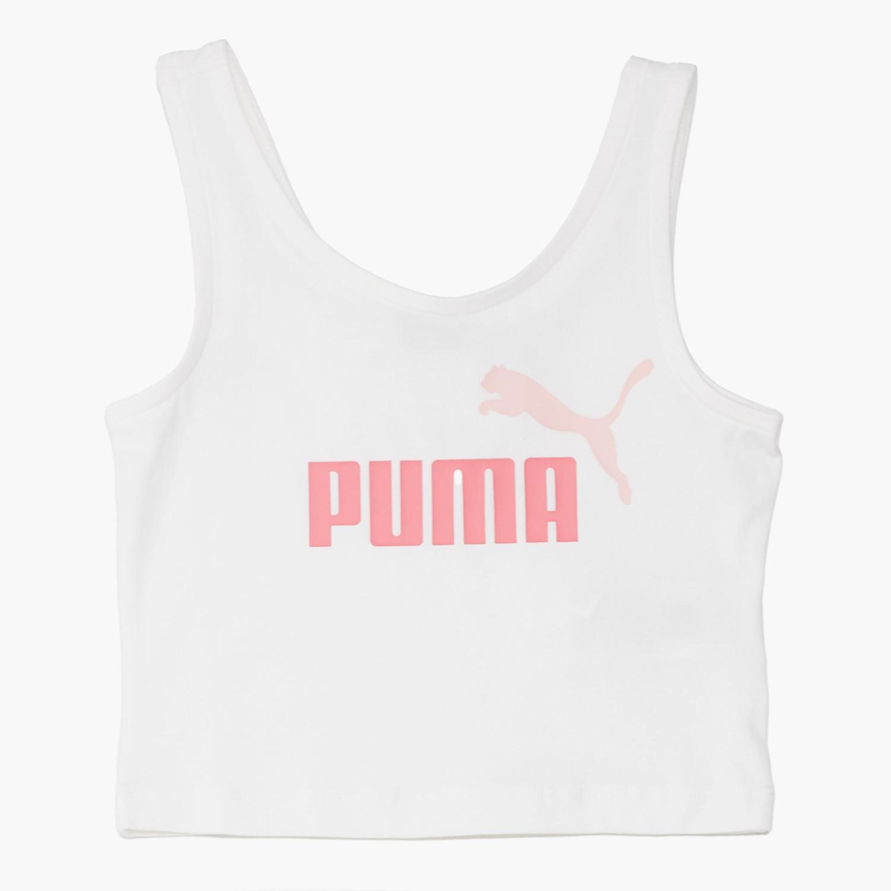 Camisola Puma - blanco - Camisola Alças Rapariga