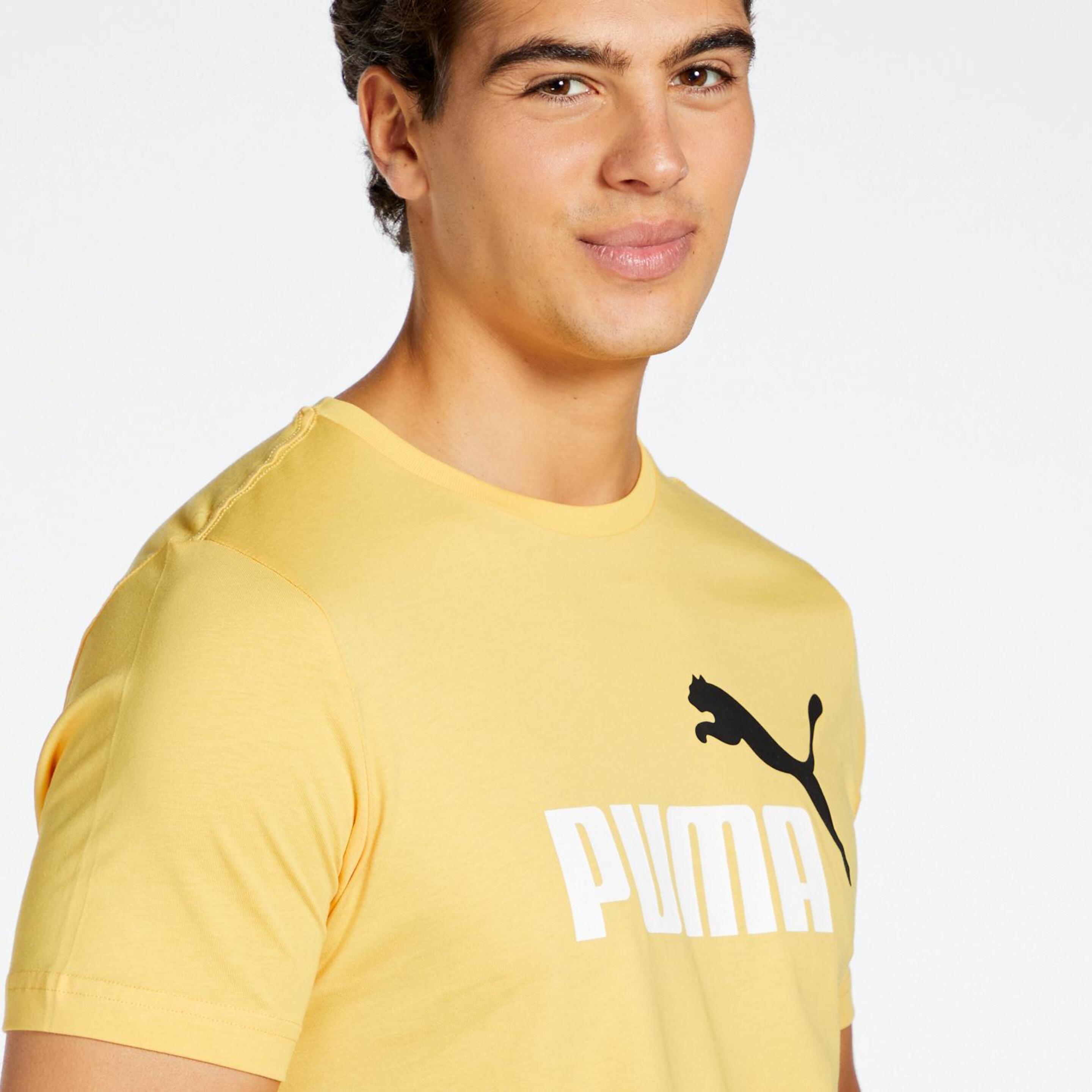 PUMA Ess - Amarelo - T-shirt Homem | Sport Zone