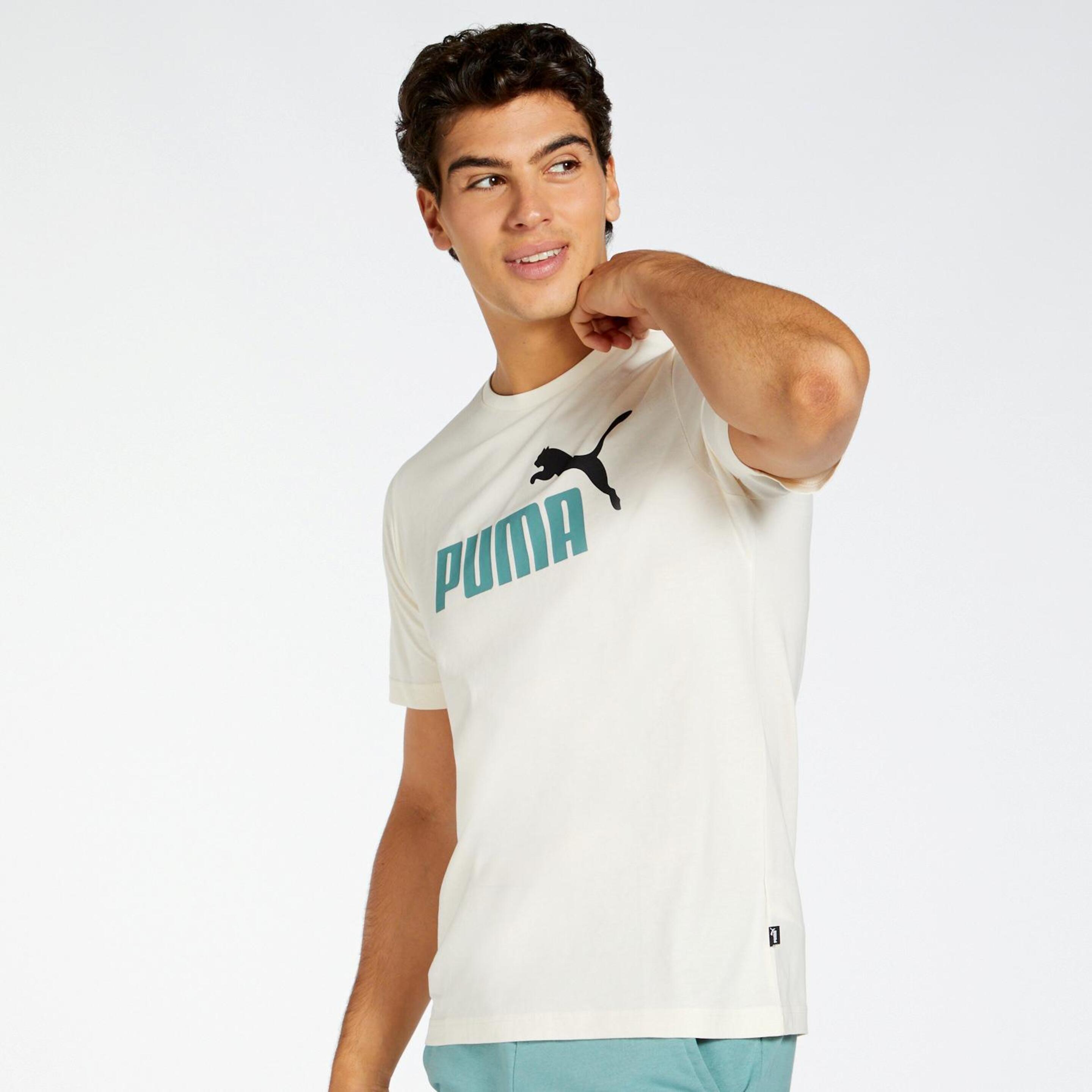 Puma Essentials - Beige - Camiseta Hombre