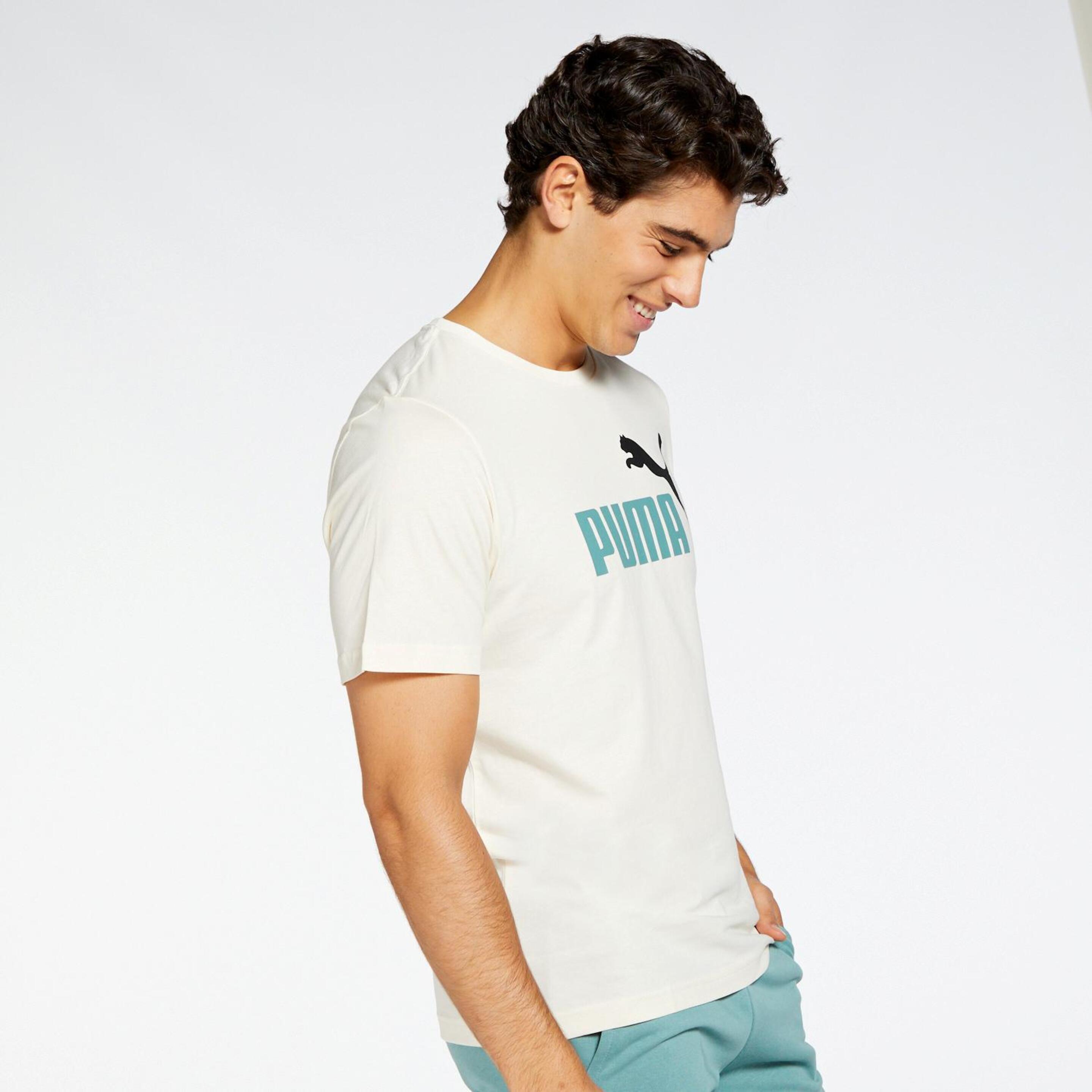 Puma Essentials - Beige - Camiseta Hombre
