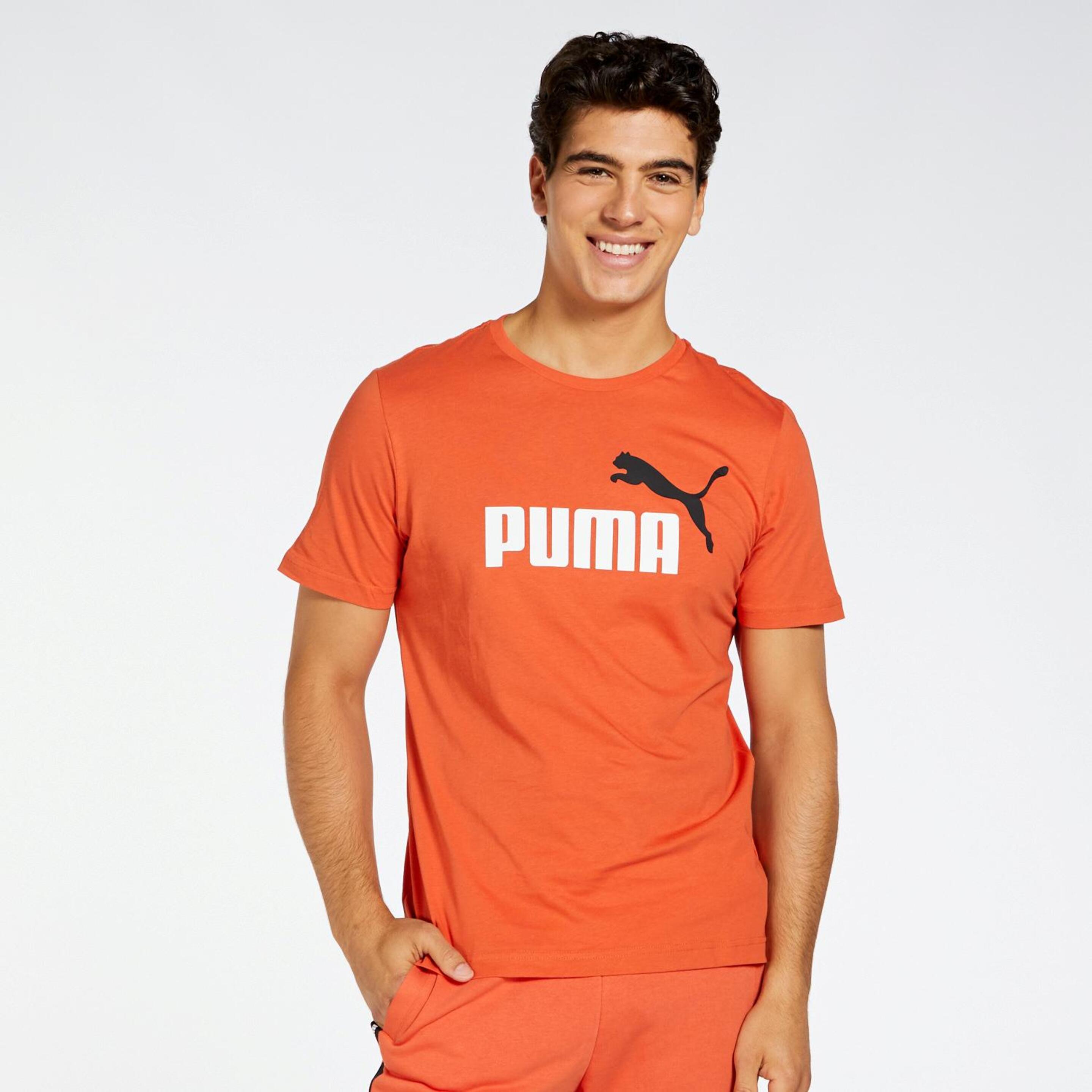 Puma Essentials - Rojo - Camiseta Hombre