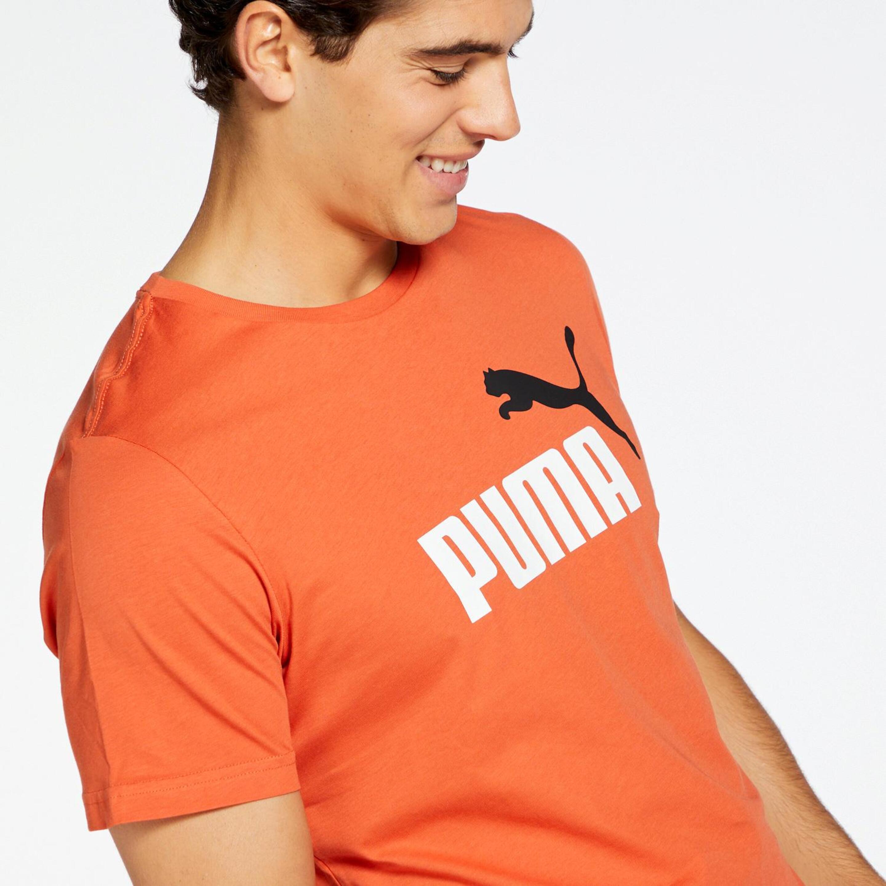Puma Essentials - Rojo - Camiseta Hombre