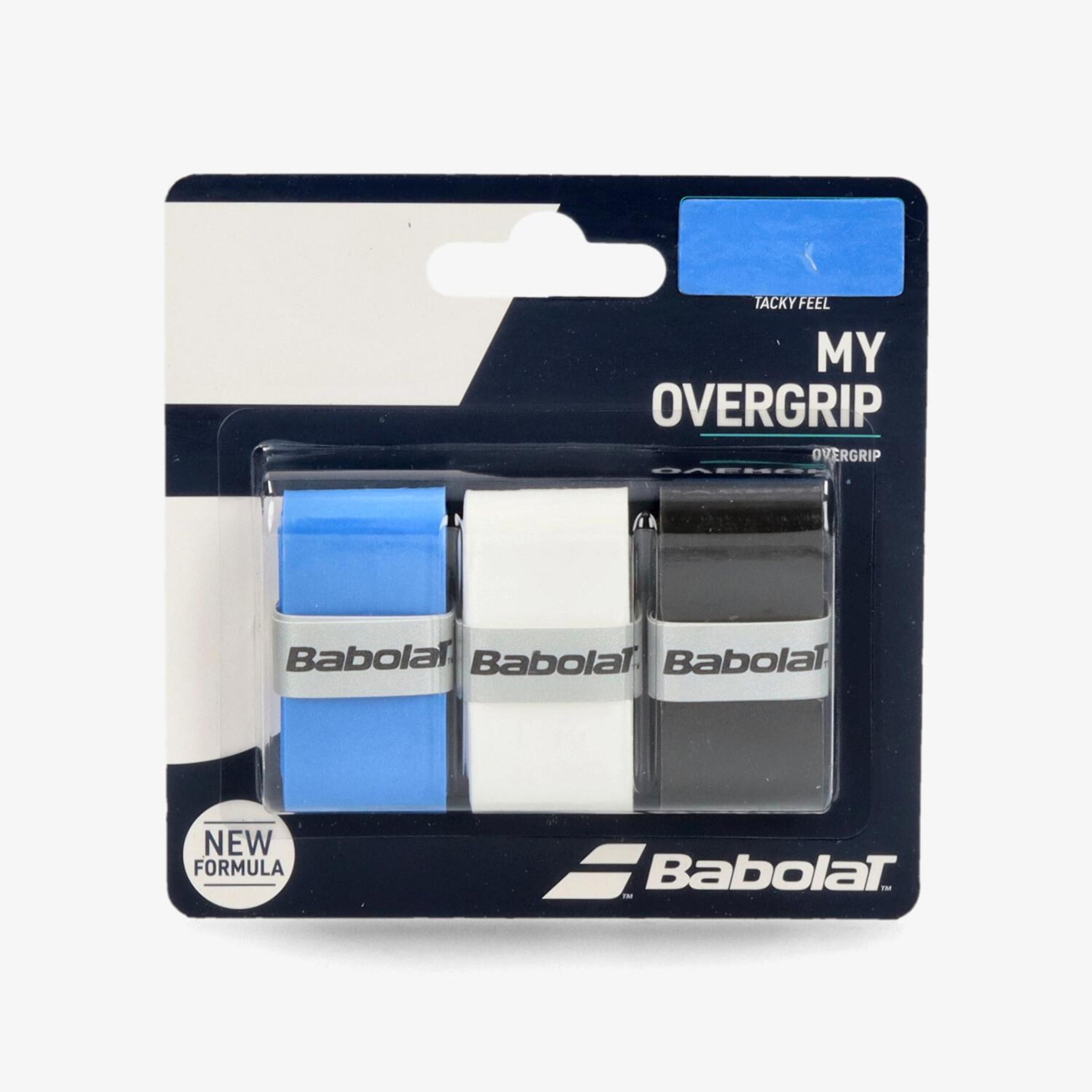 Babolat My Overgrip - negro - Pack 3 Overgrip Ténis