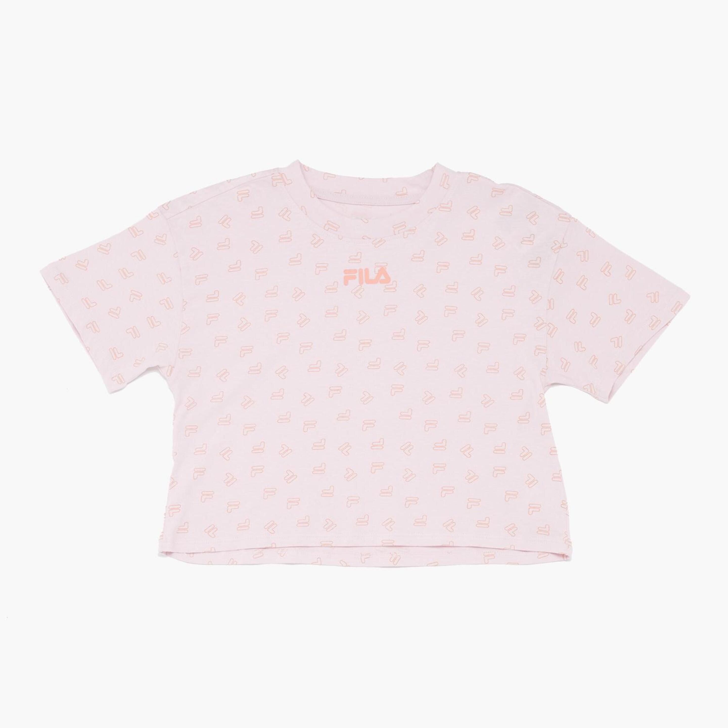T-shirt Fila - rosa - T-shirt Ginásio Rapariga