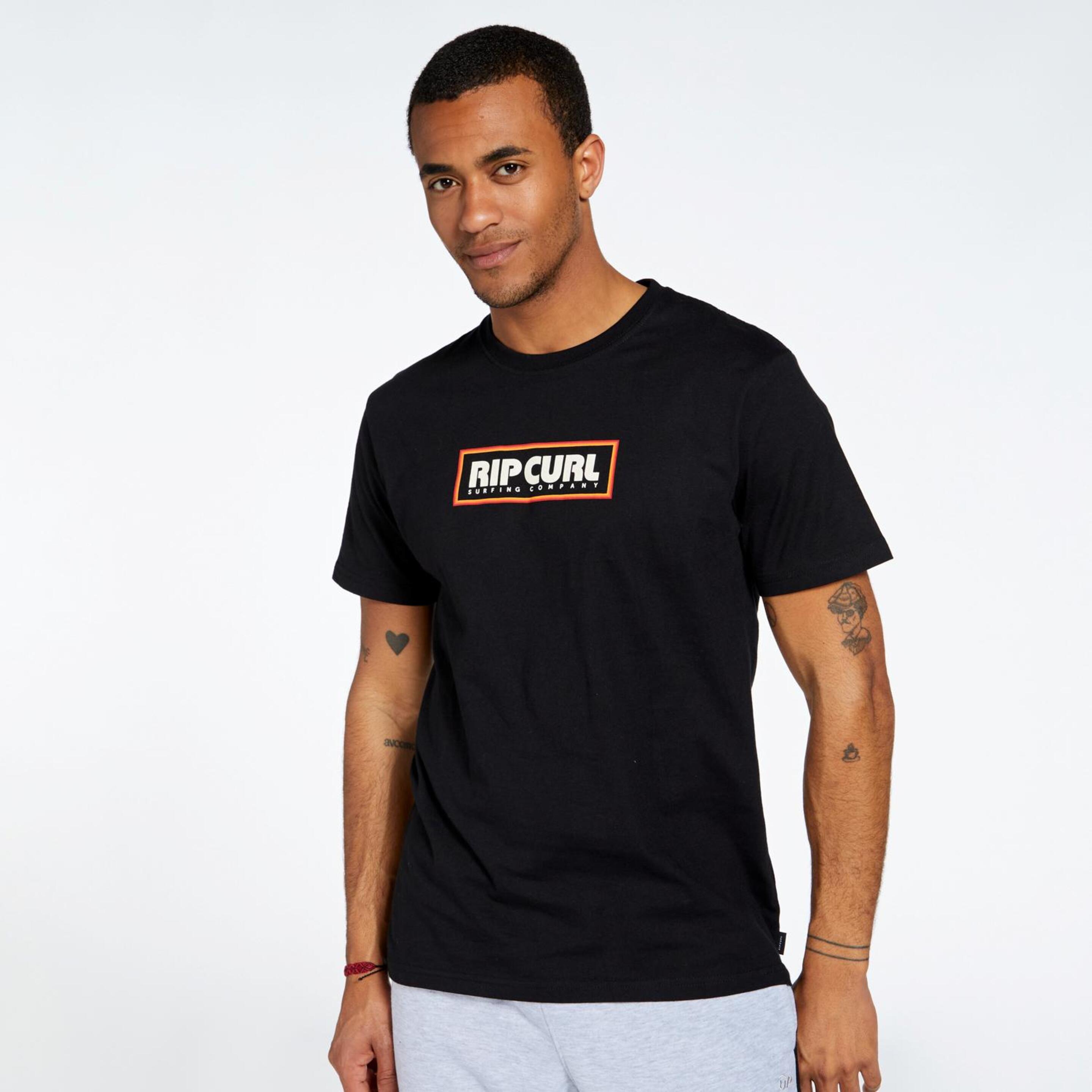 Camiseta Rip Curl - negro - Camiseta Hombre