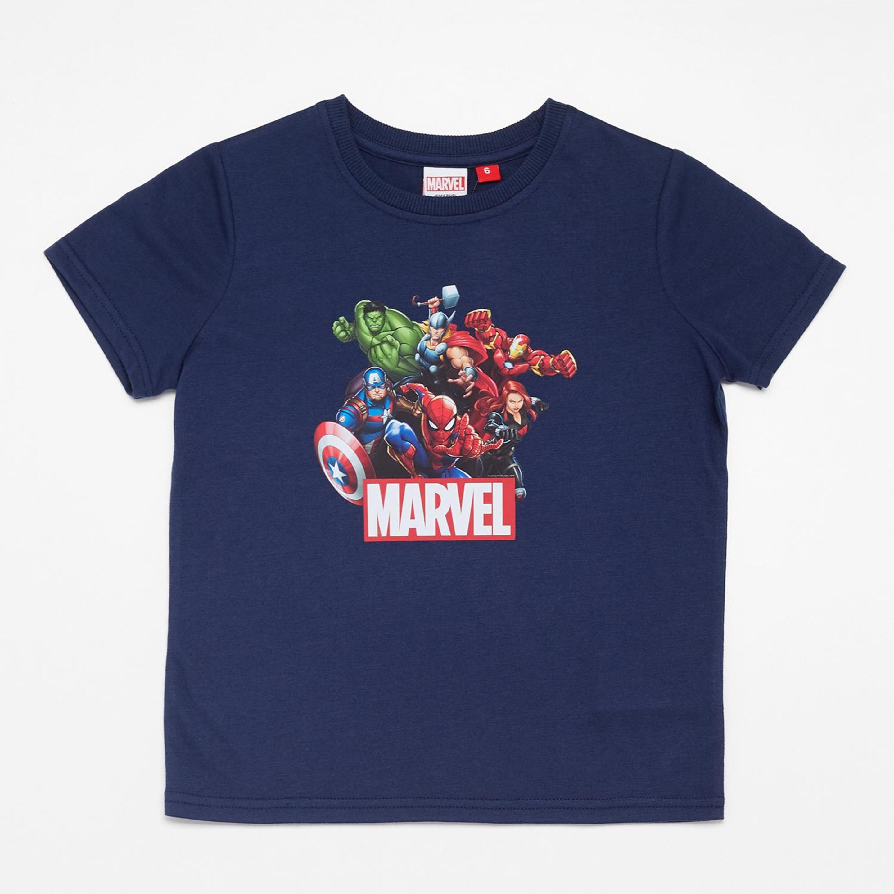Camiseta Los Vengadores - Marino - Camiseta Niño Marvel