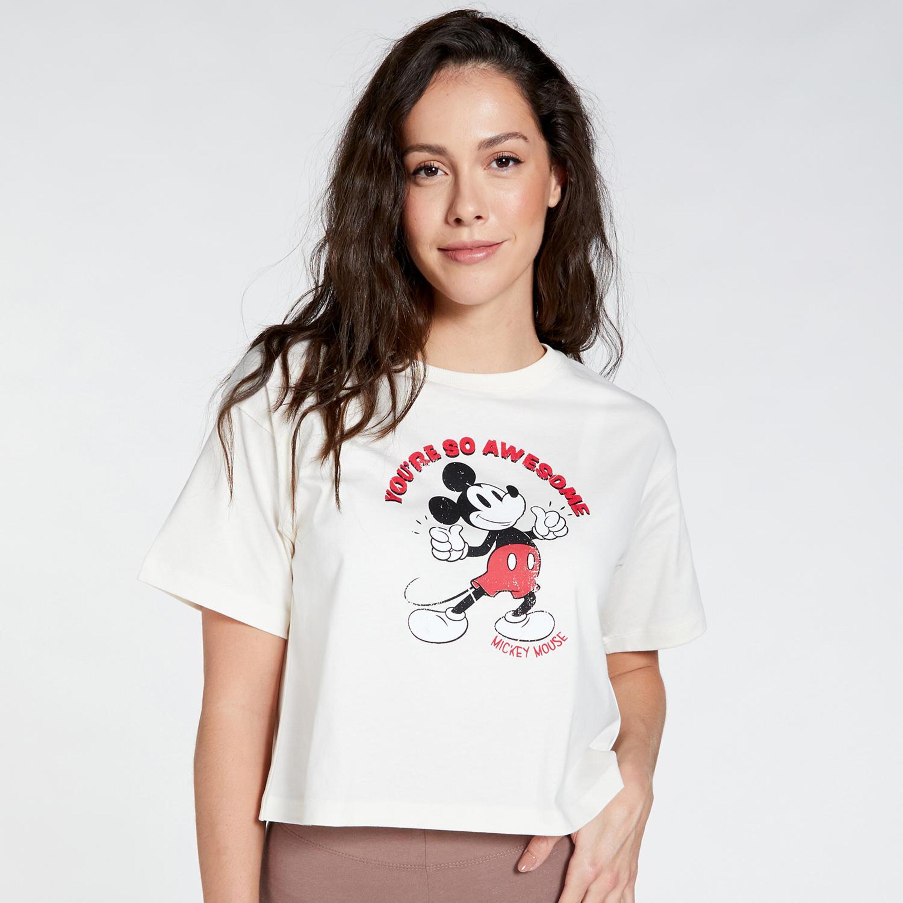 Camiseta Mickey - blanco - Camiseta Mujer Disney