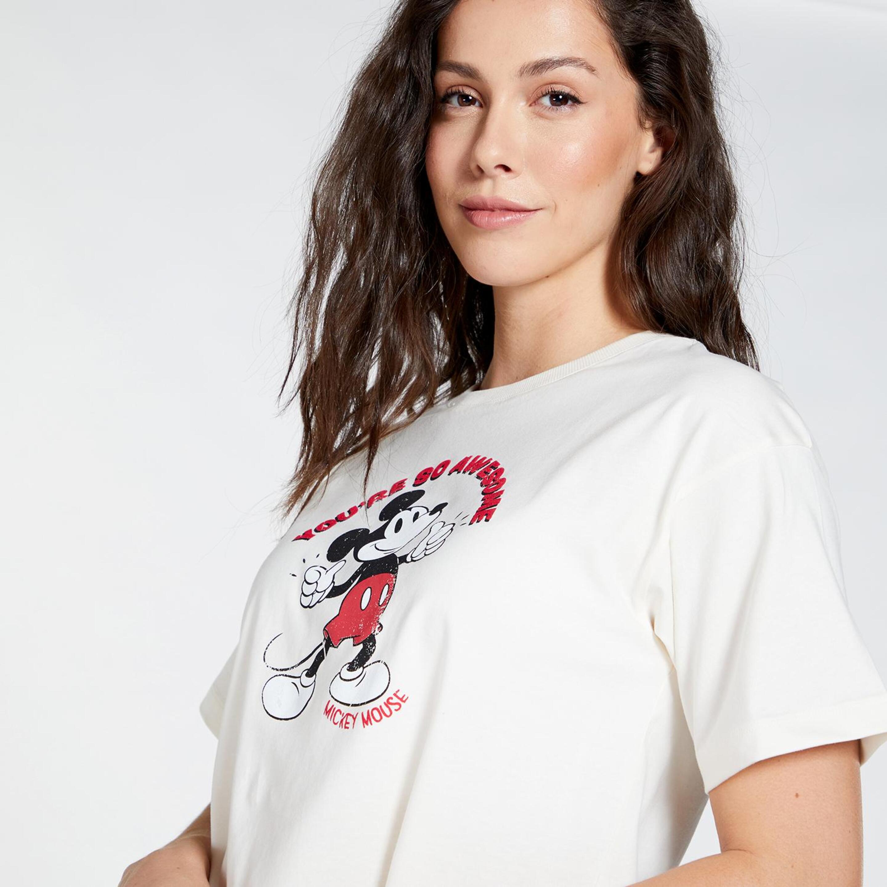 T-shirt Mickey - Branco - T-shirt Mulher | Sport Zone
