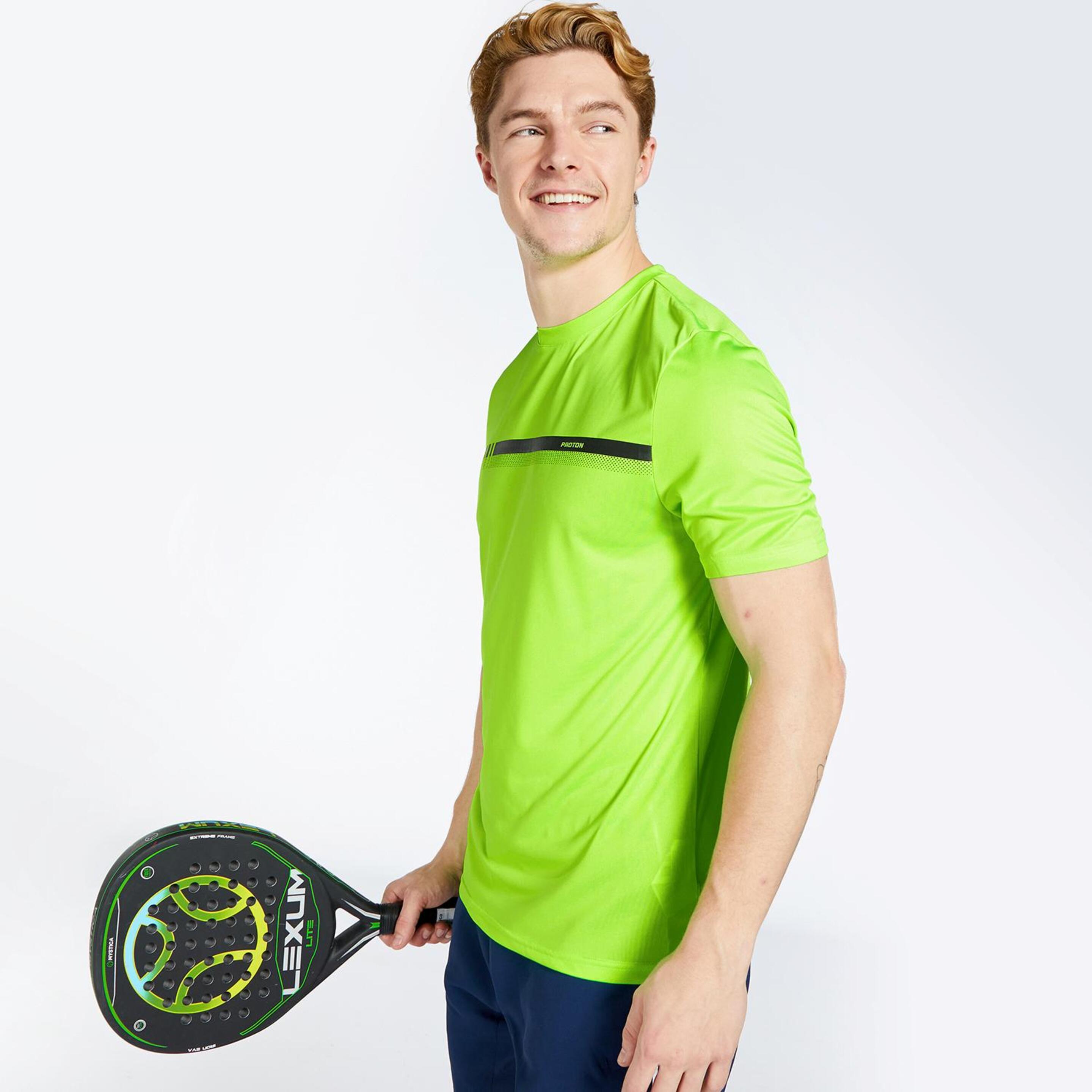 Proton Basic - Lima - Camiseta Tenis Hombre