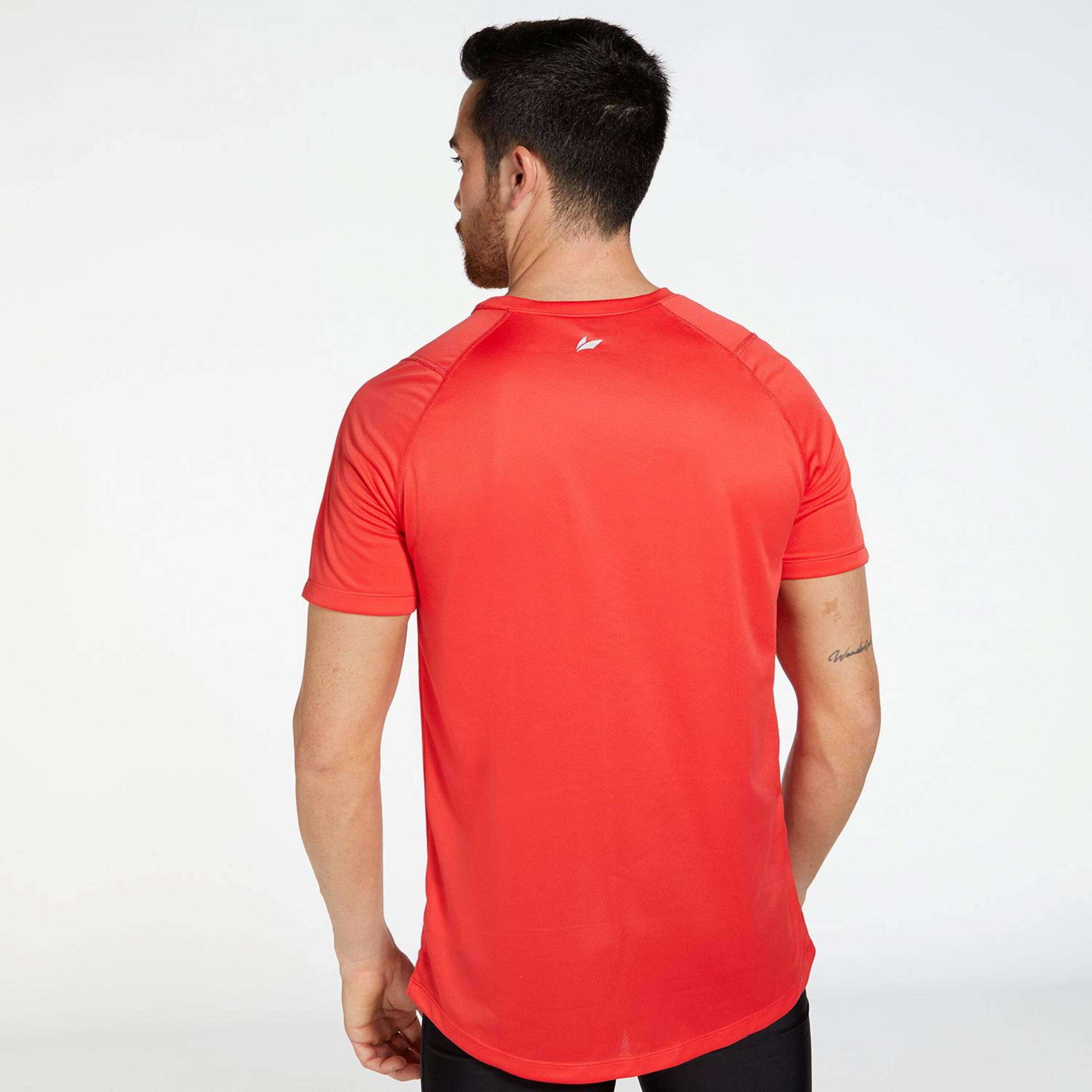Ipso Basic - Rojo - Camiseta Running Hombre