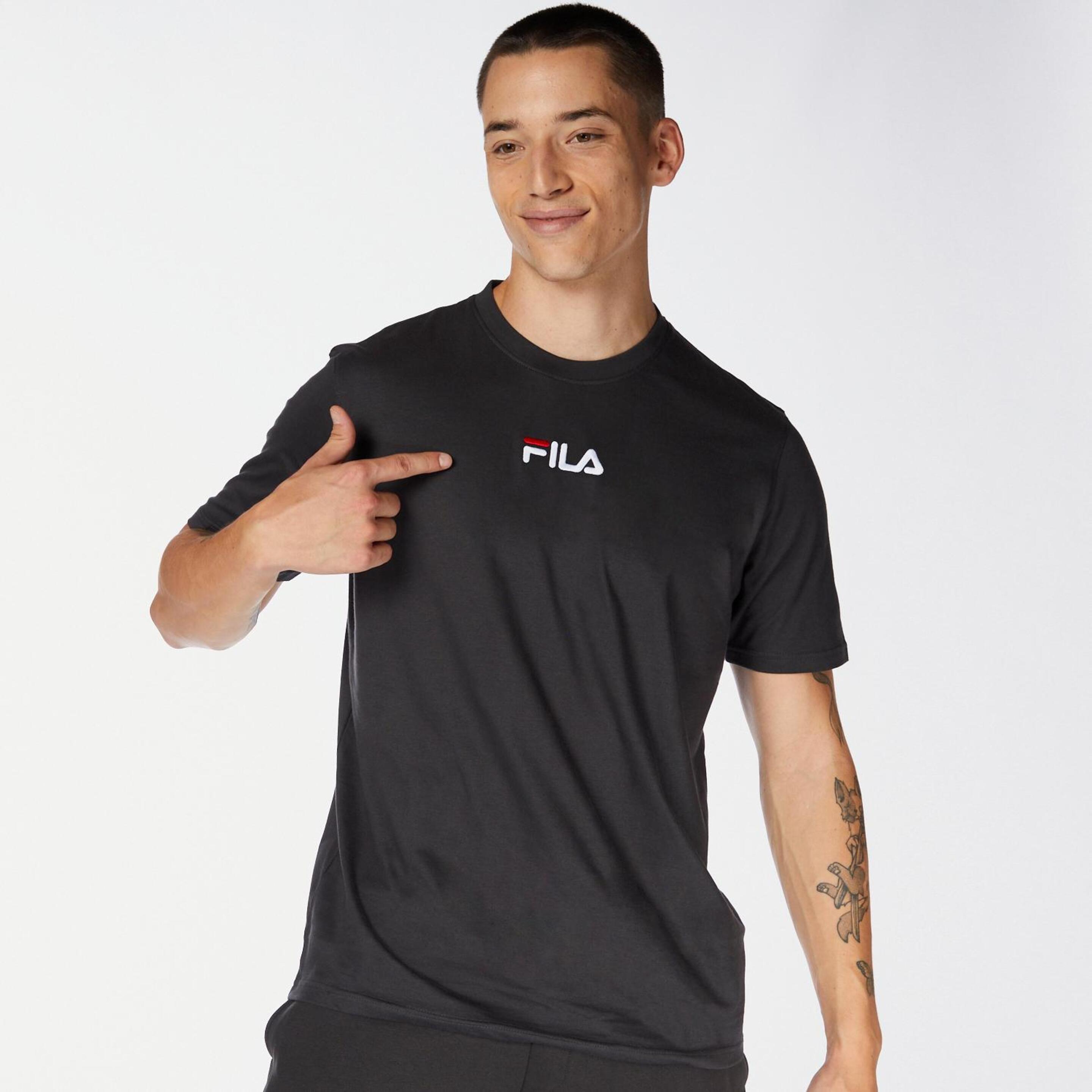 Fila Mitch - negro - Camiseta Hombre
