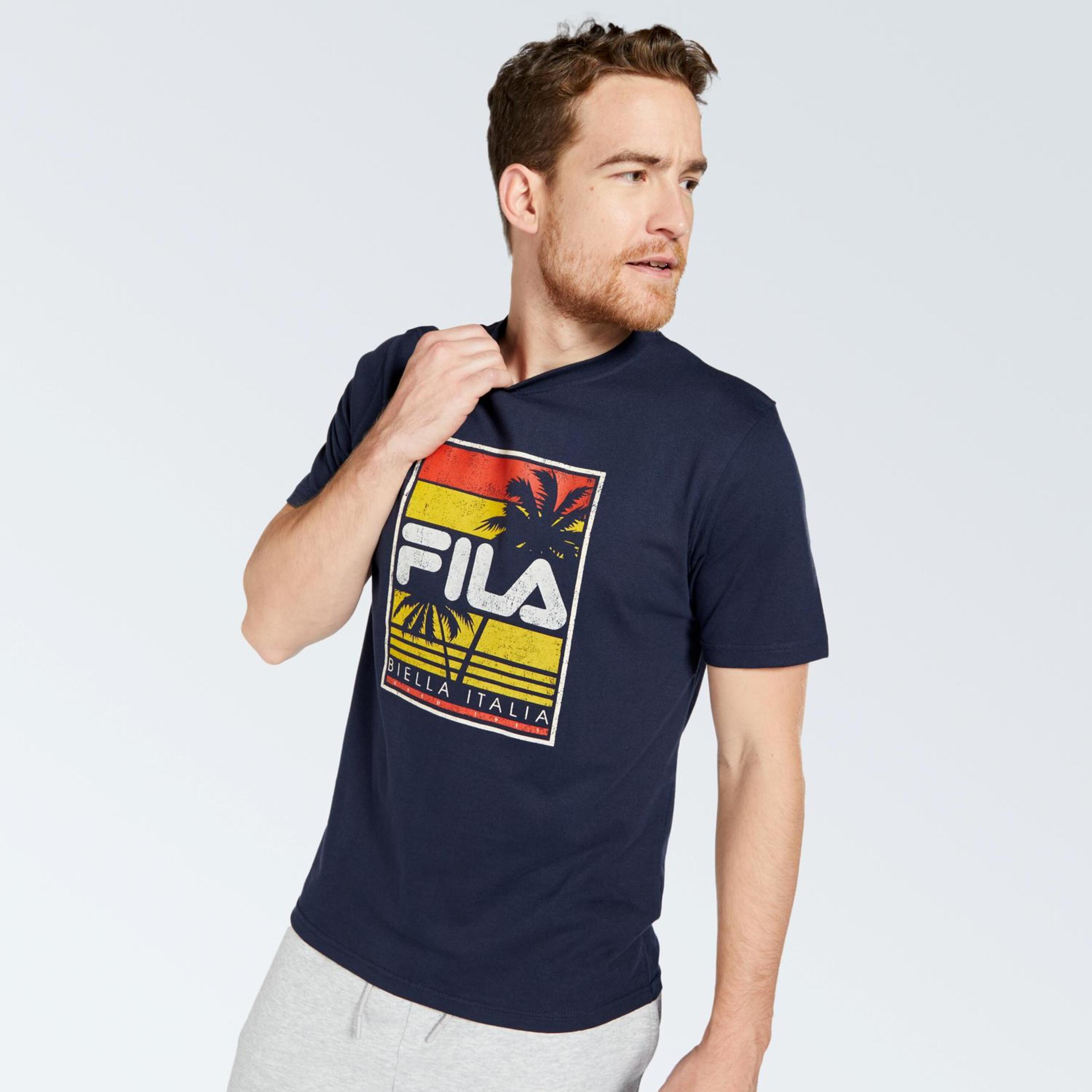 FILA Marbon - Azul - T-shirt Homem | Sport Zone