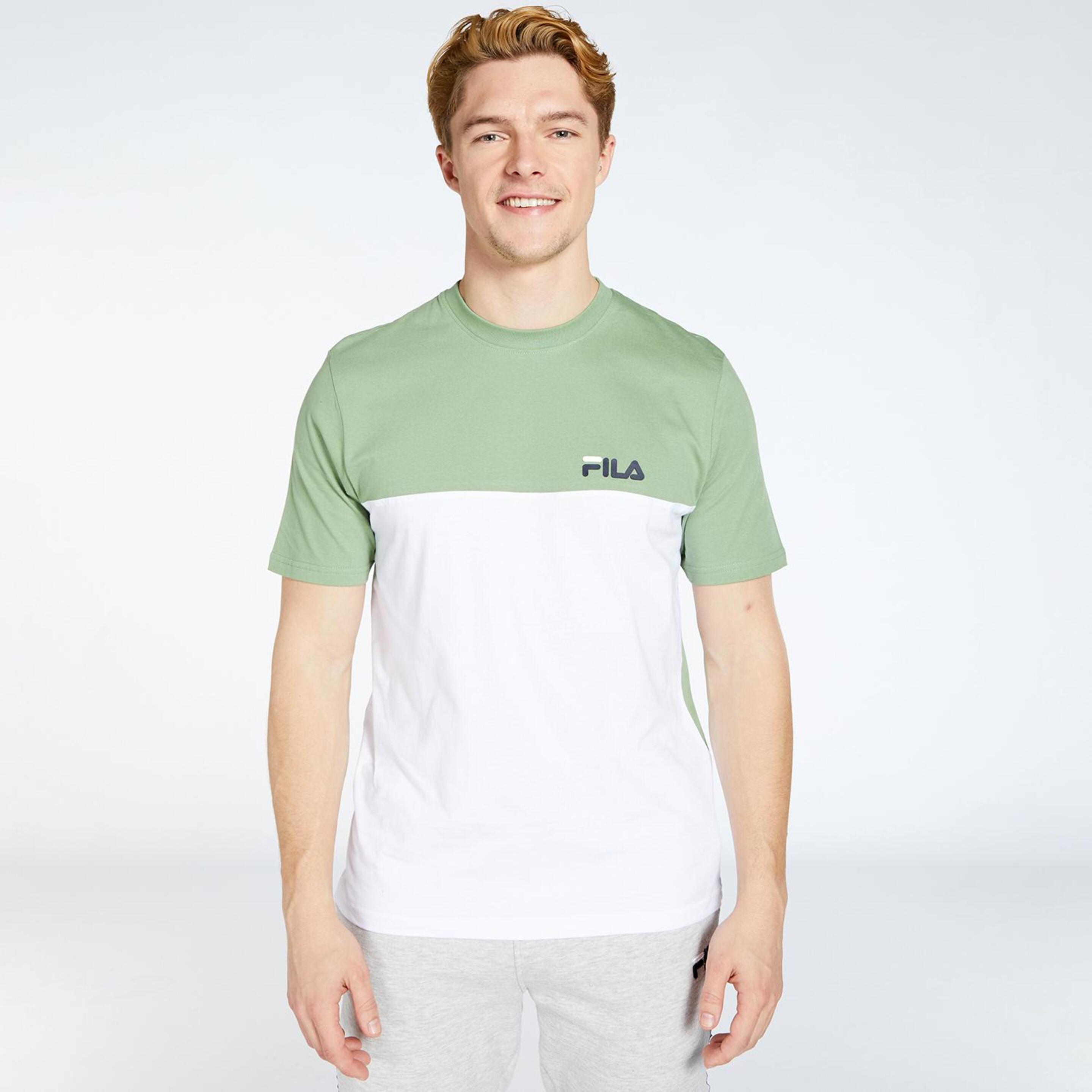 Fila Clinton - verde - Camiseta Hombre