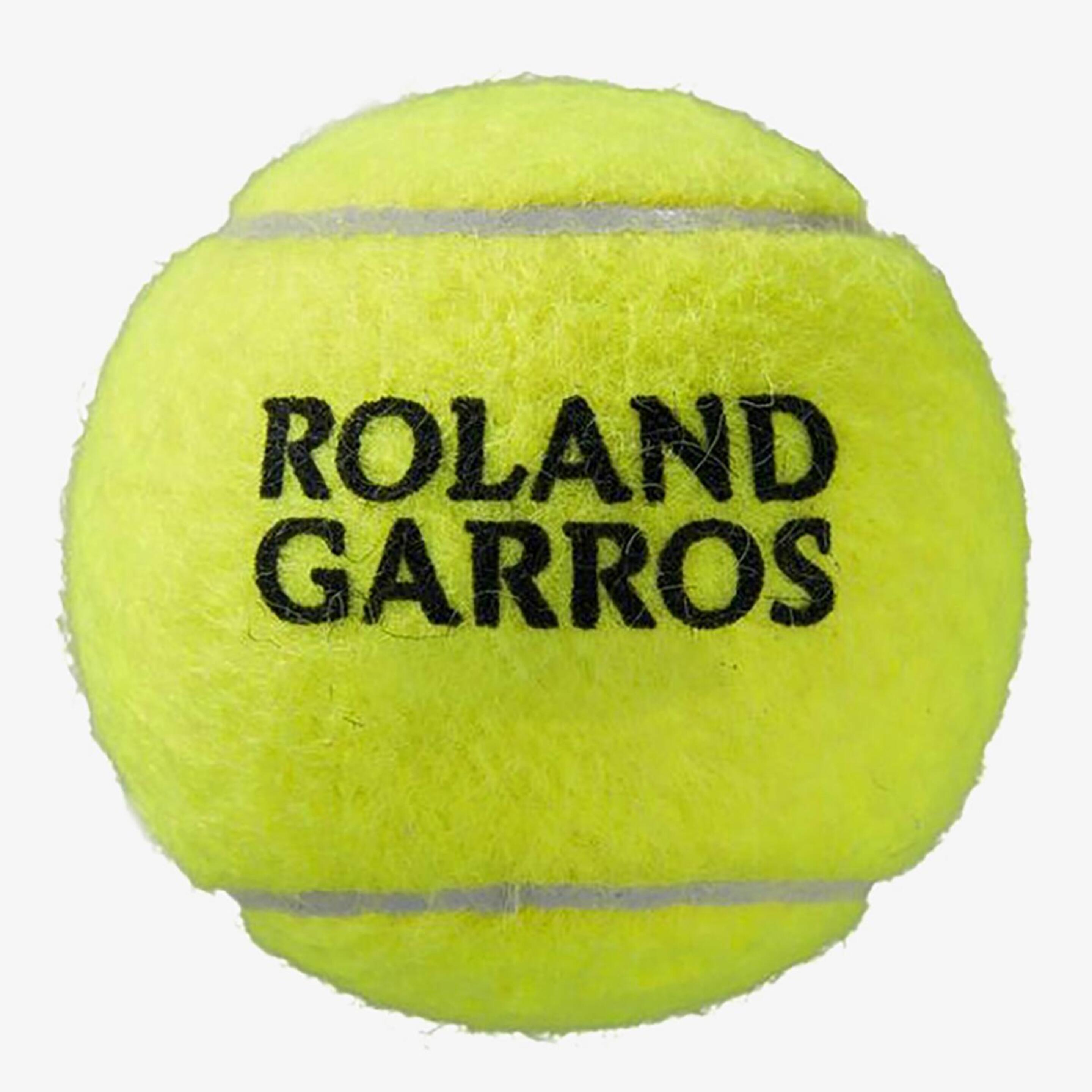 Wilson Roland Garros All Court - Amarelo - Pack 3 Bolas Ténis | Sport Zone