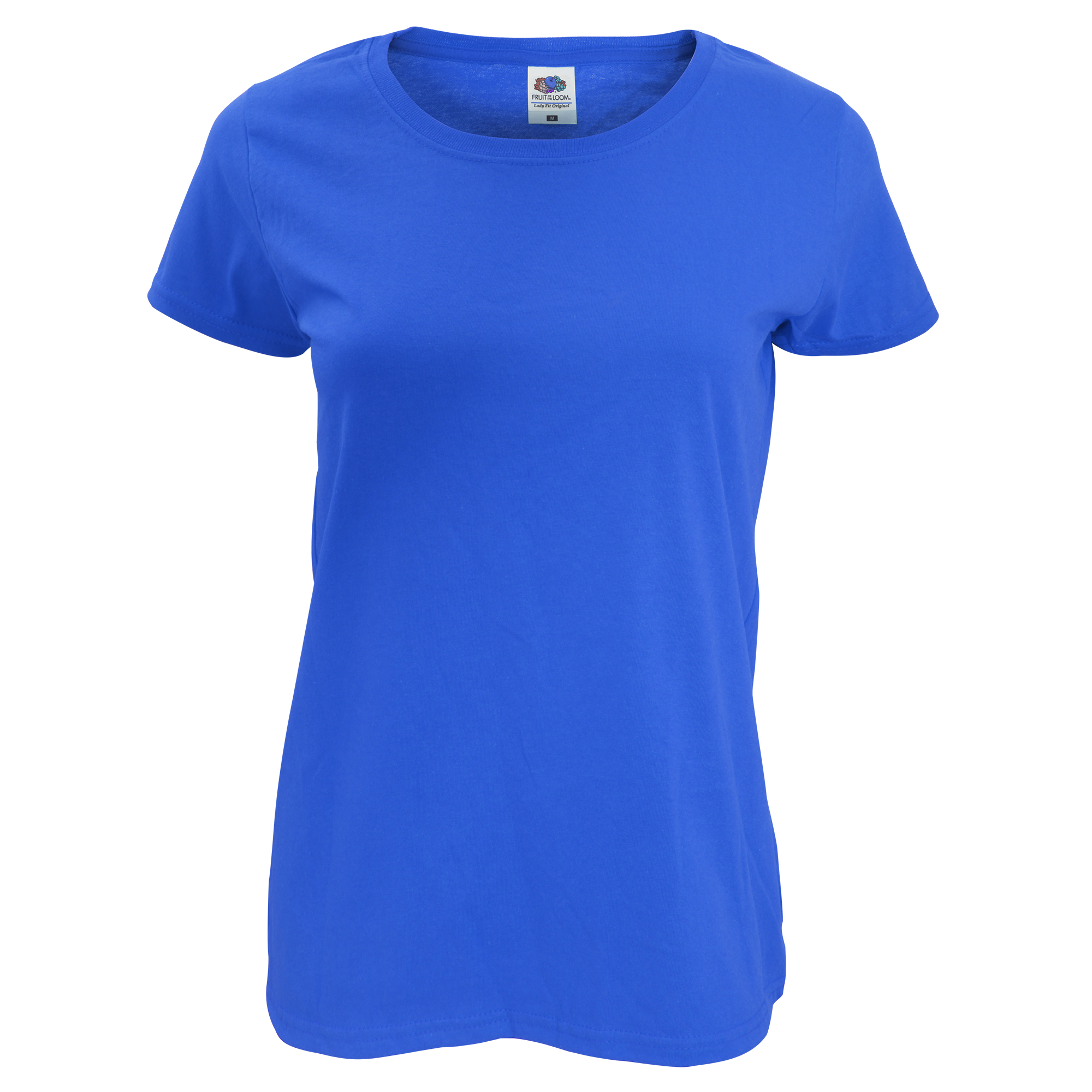 Camiseta Ajustada Fruit Of The Loom Ladyfit - azul - 