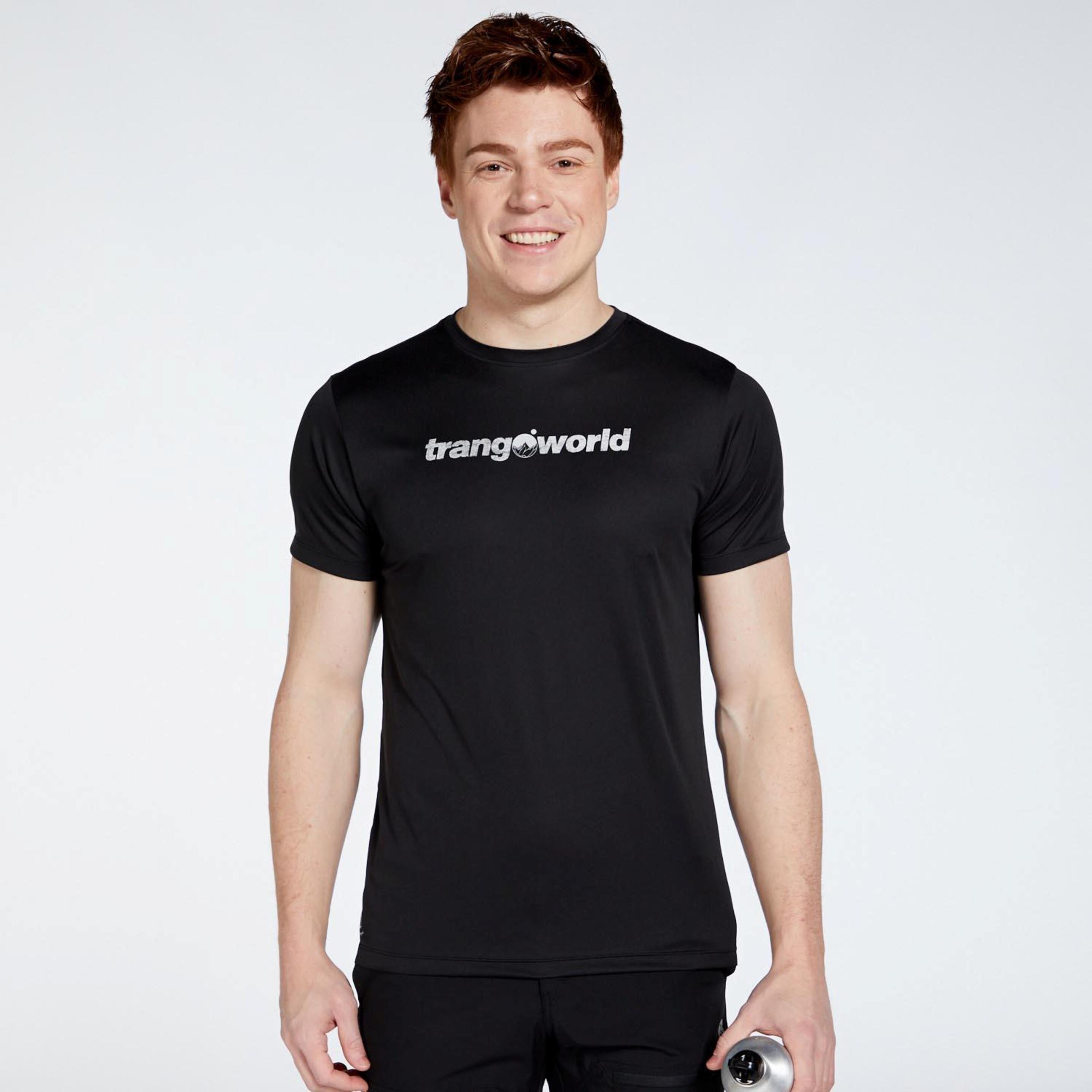 Trango Cajo - Negro - Camiseta Trekking Hombre  MKP