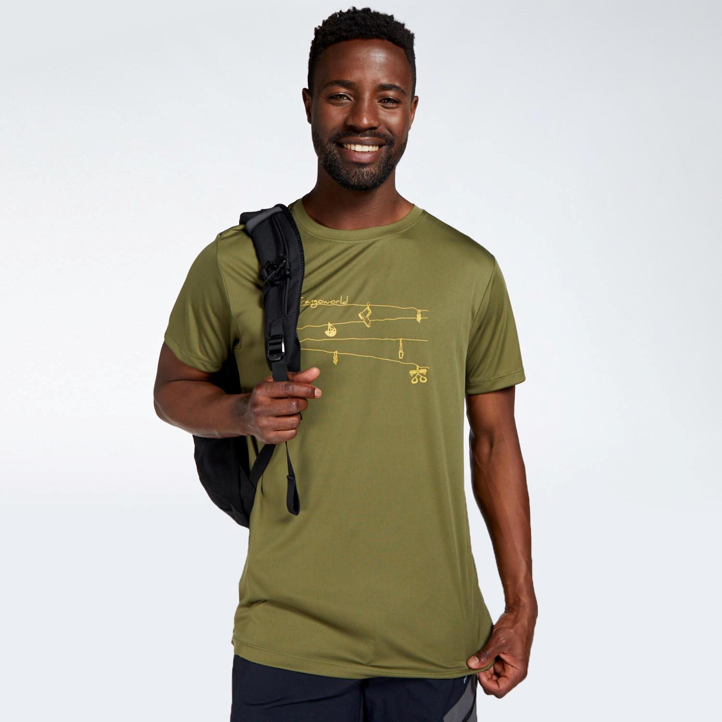 Trango Loiba - Kaki - Camiseta Trekking Hombre  MKP