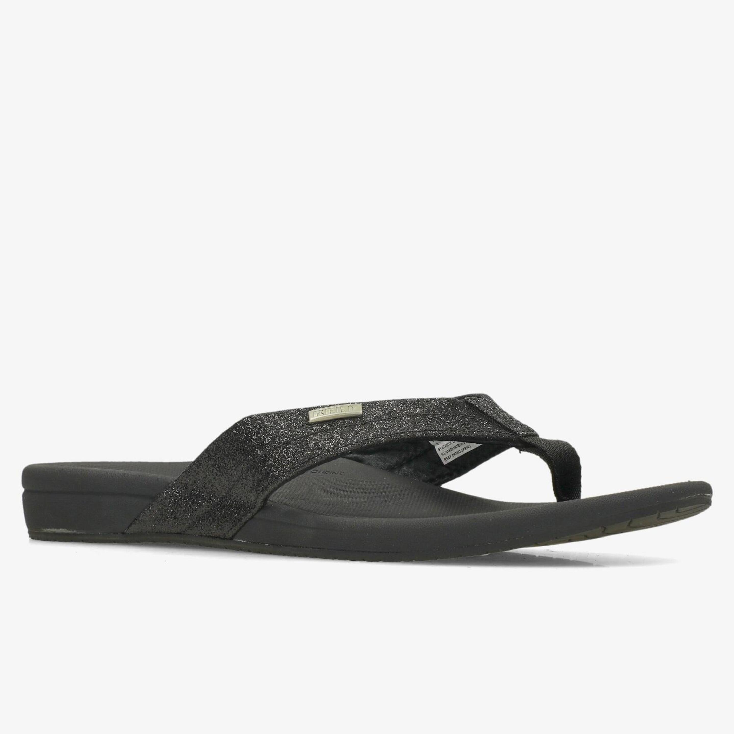 Reef Ortho Spring - Preto - Chinelos Mulher | Sport Zone