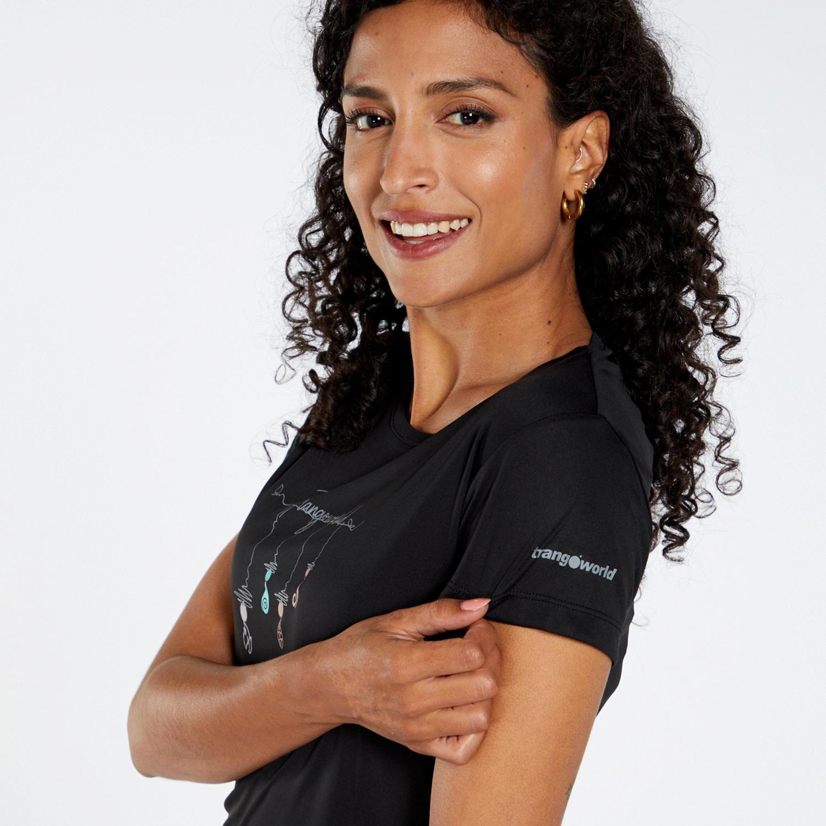 Trango Zalabi - Negro - Camiseta Trekking Mujer  MKP
