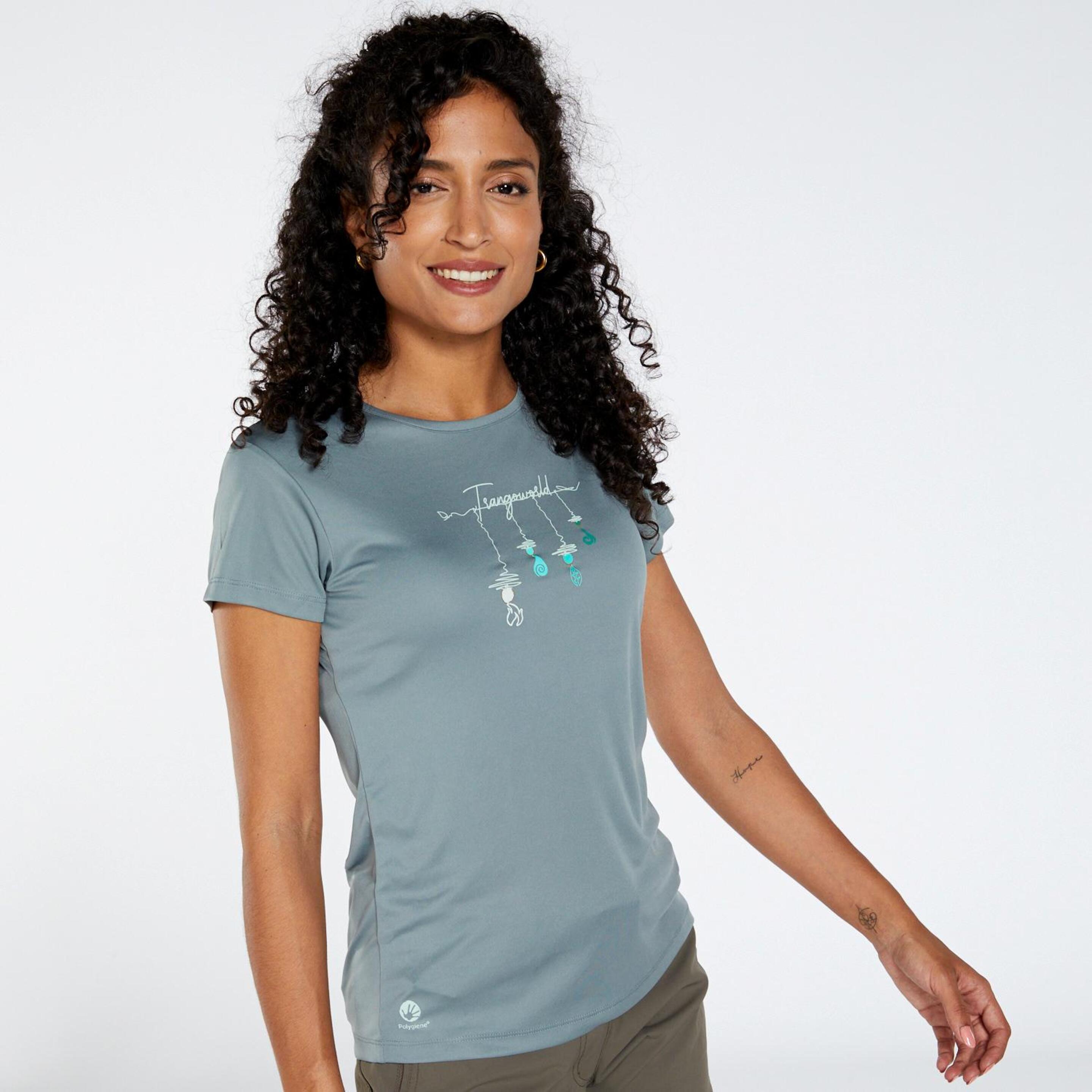 Trango Zalabi - Azul - Camiseta Trekking Mujer  MKP