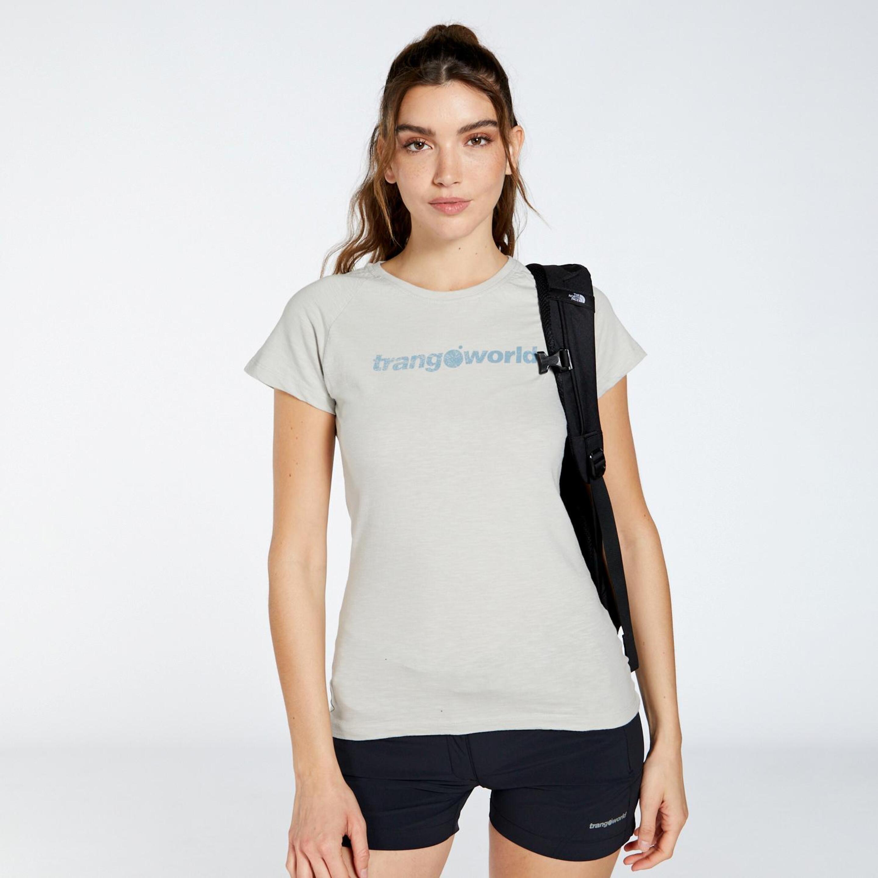 Trango Azagra - Gris - Camiseta Trekking Mujer  MKP