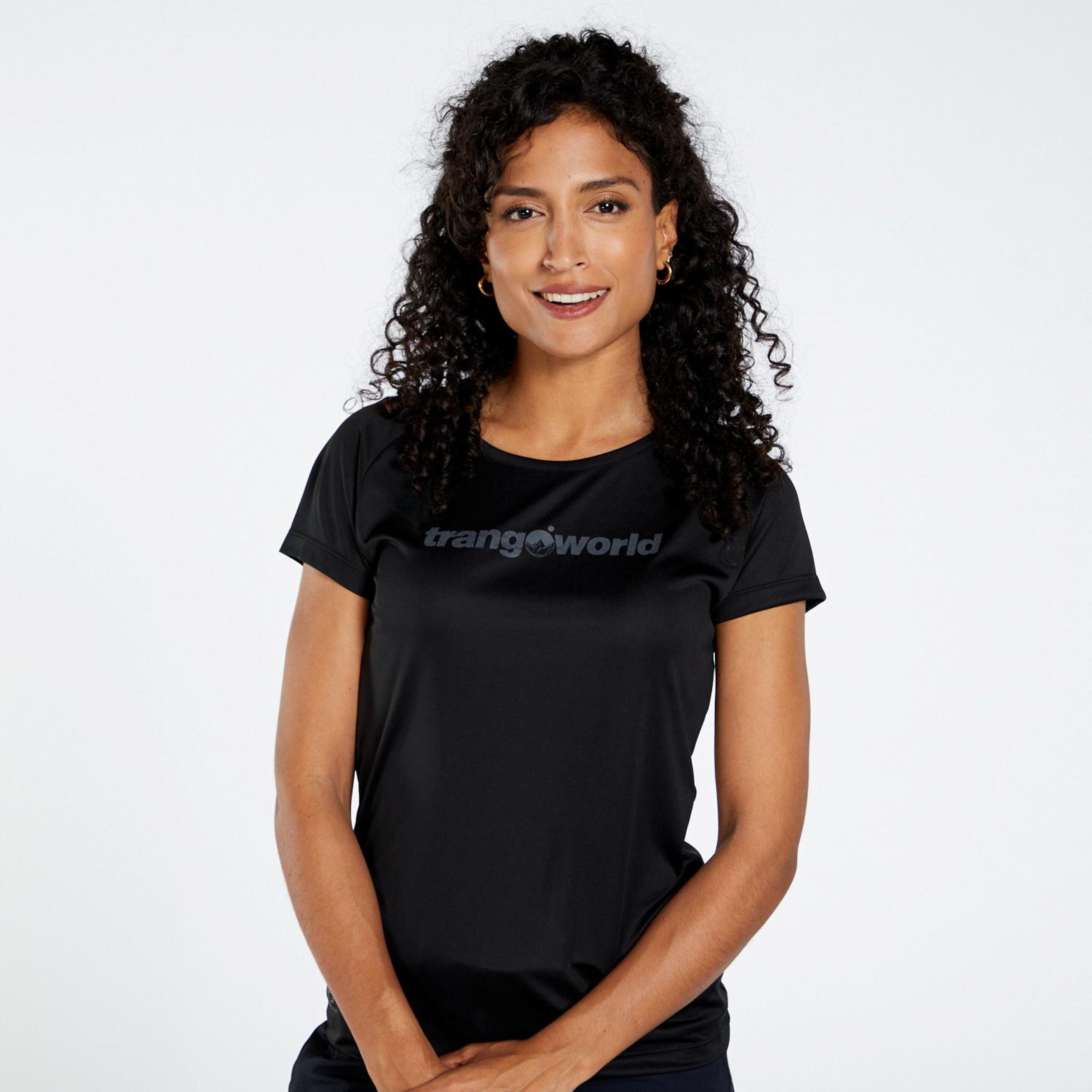 Trango Chovas - Negro - Camiseta Trekking Mujer  MKP