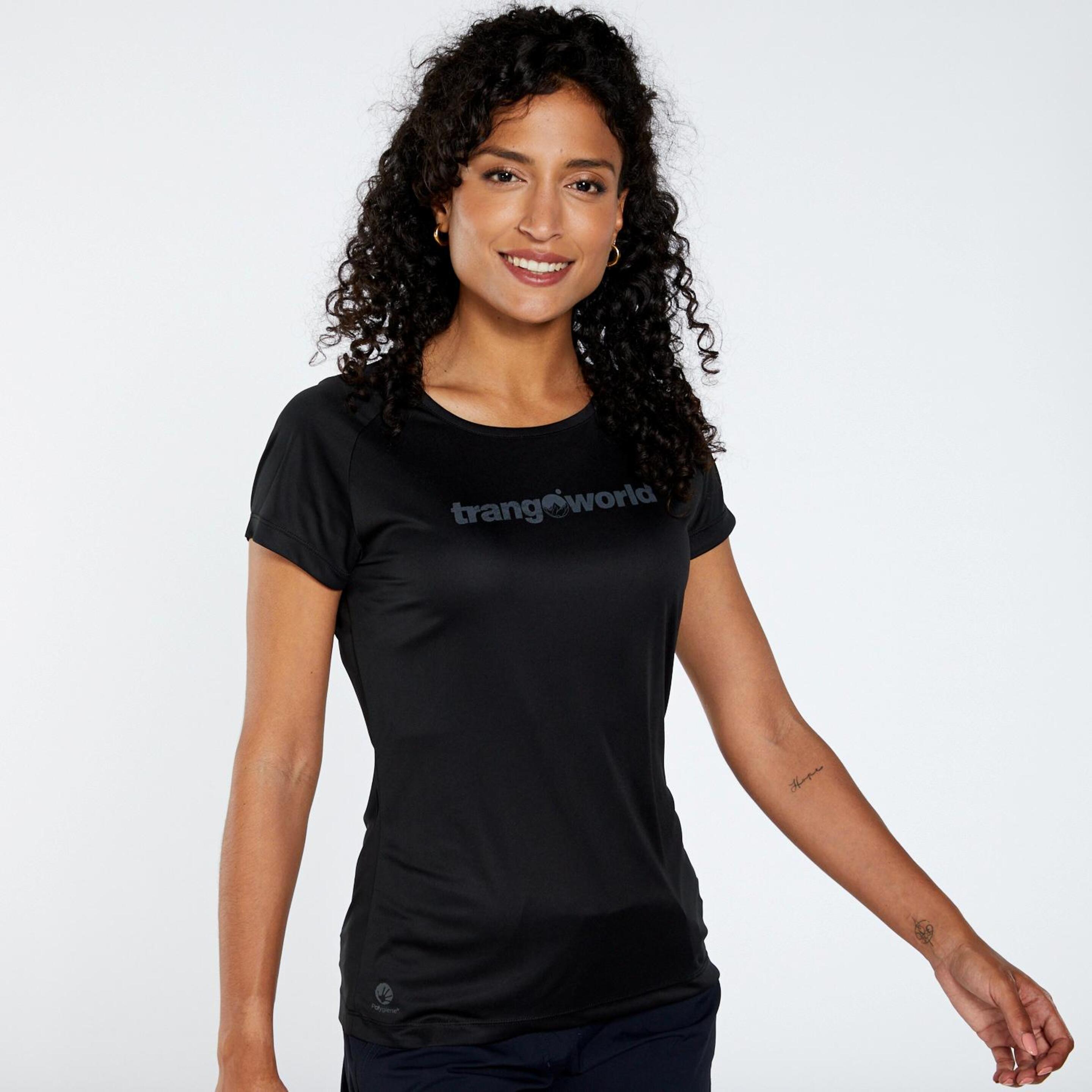 Trango Chovas - Negro - Camiseta Trekking Mujer  MKP