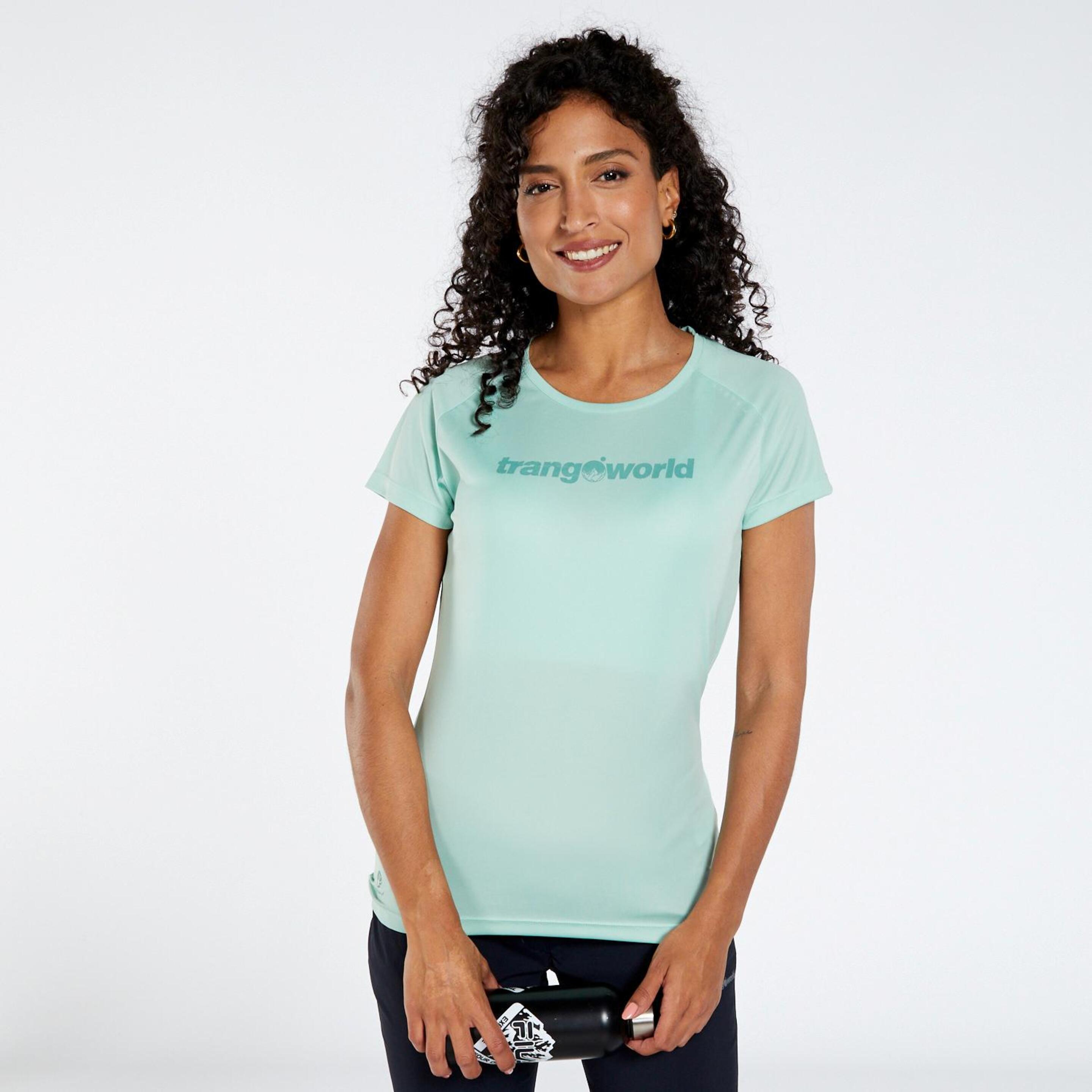 Trango Chovas - Verde - Camiseta Trekking Mujer  MKP
