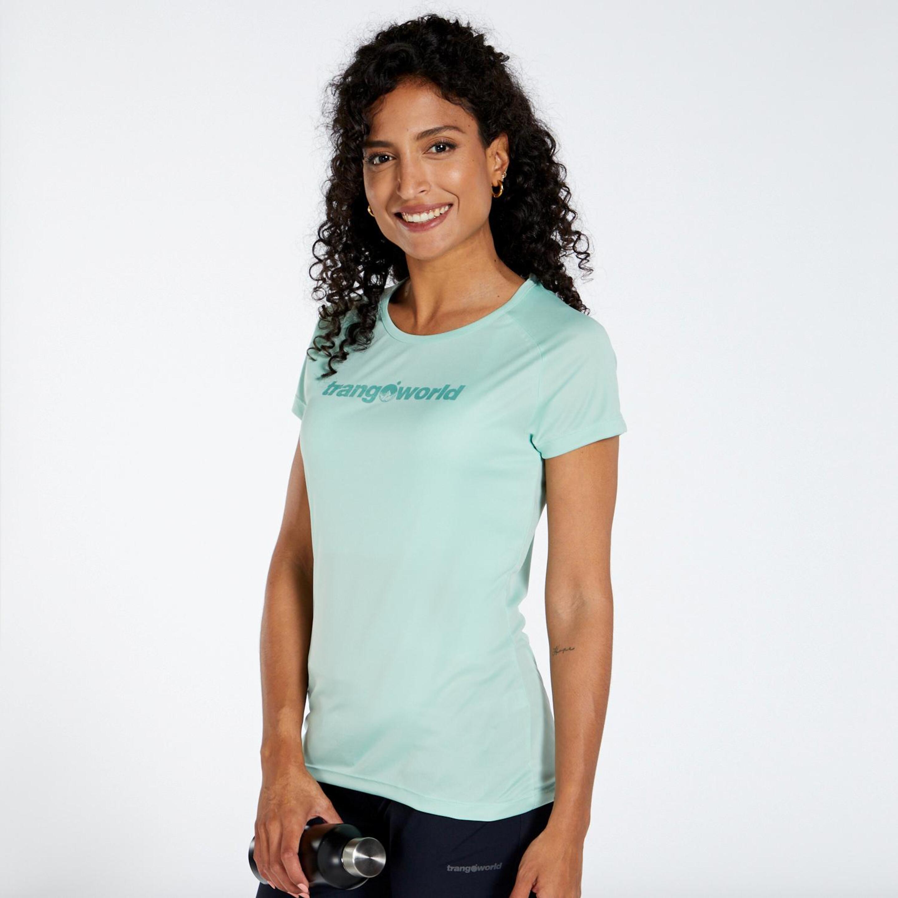 Trango Chovas - Verde - Camiseta Trekking Mujer  MKP