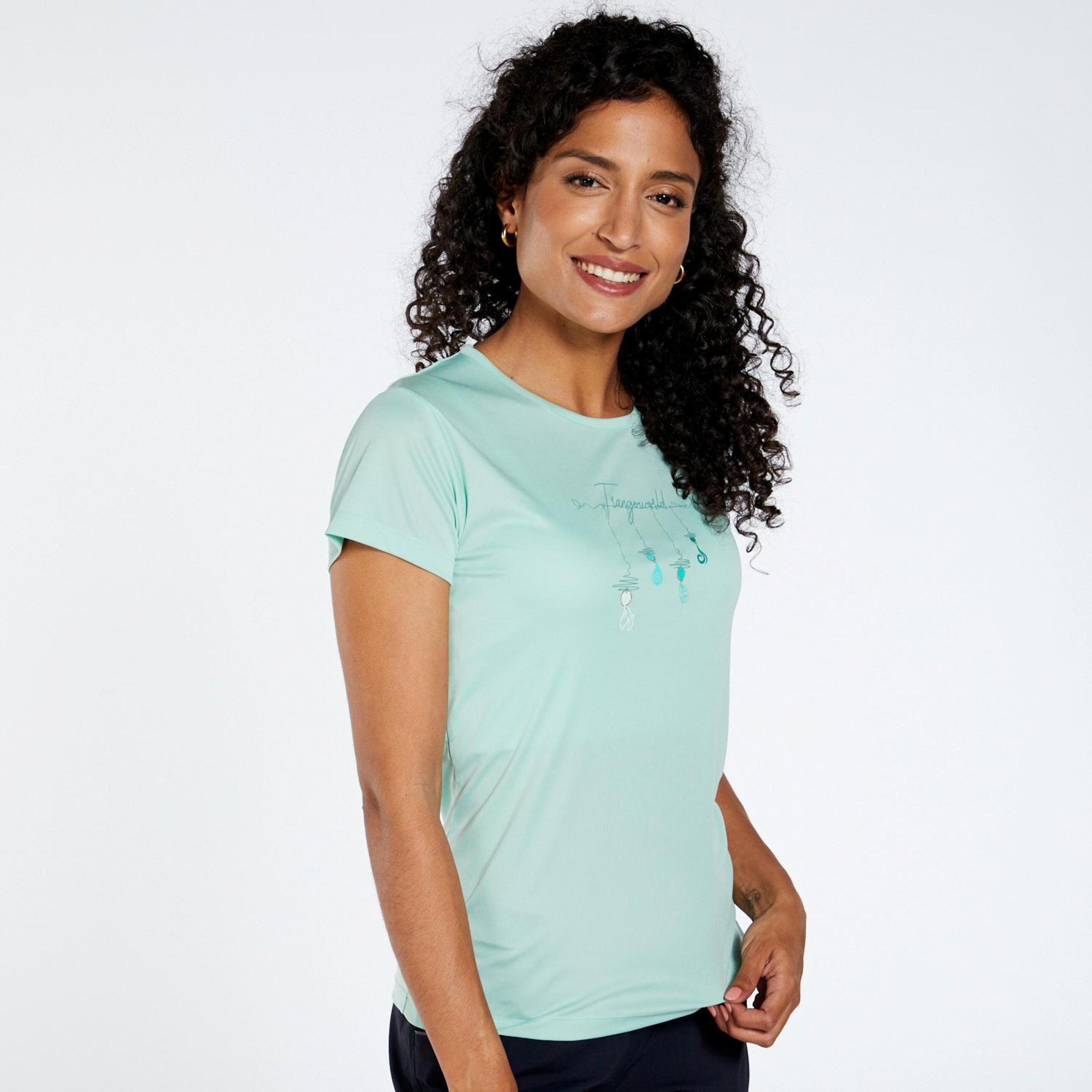 Trango Zalabi - Verde - Camiseta Trekking Mujer  MKP