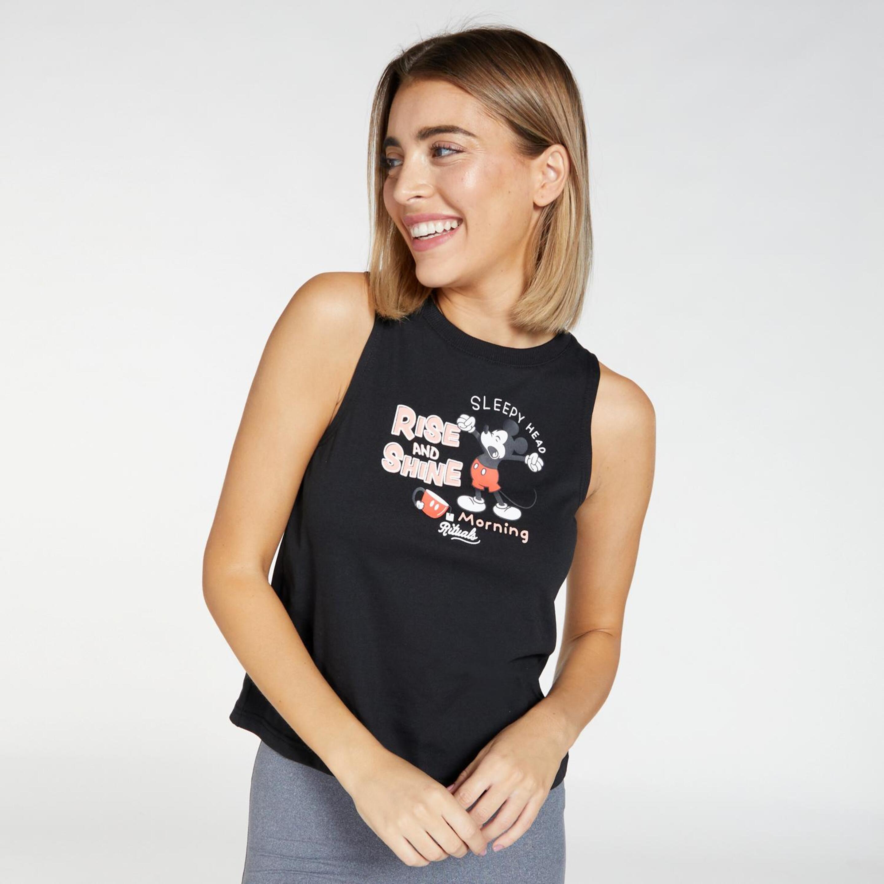 Camiseta Mickey - negro - Camiseta Mujer Disney
