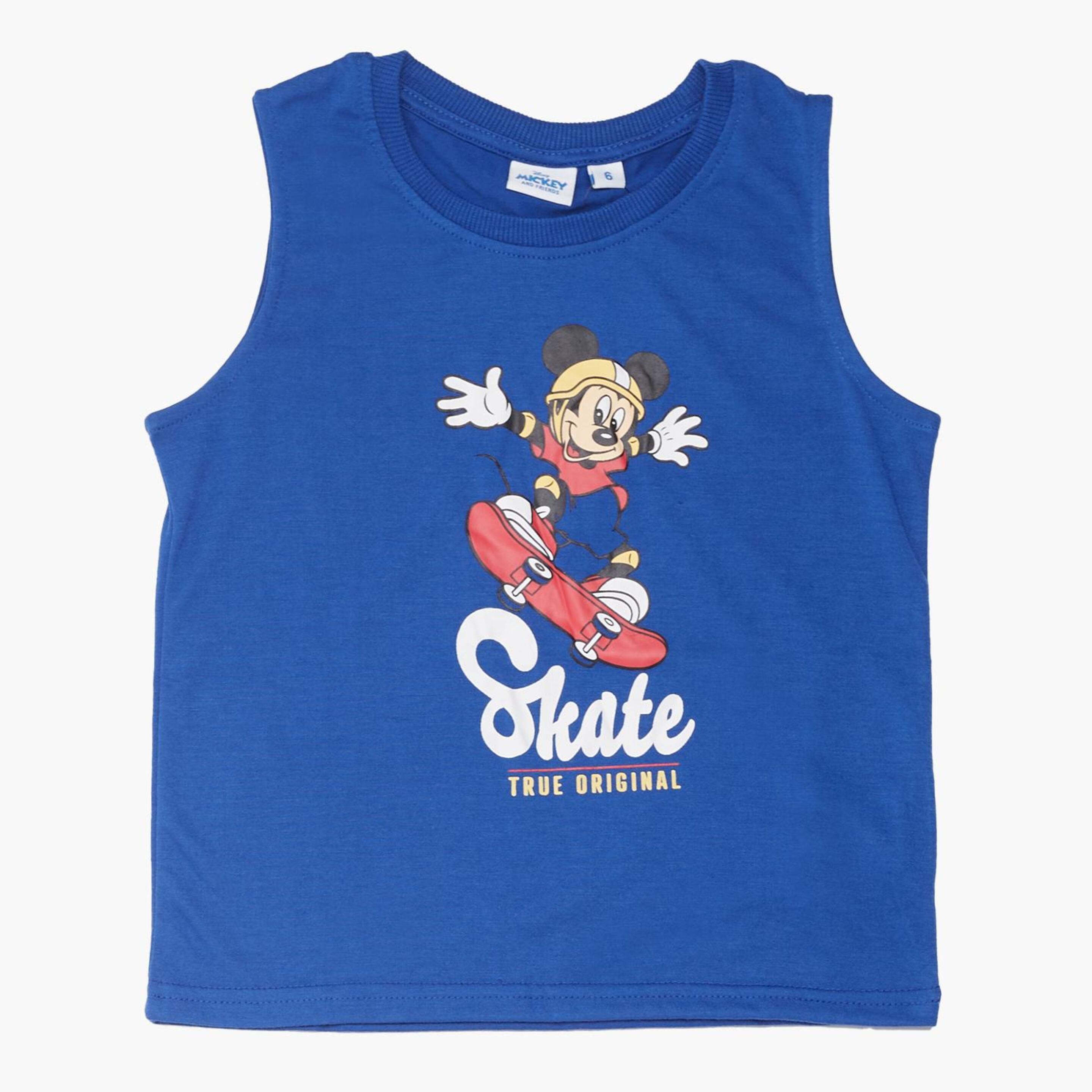 Camiseta Mickey - azul - Camiseta Niño Disney