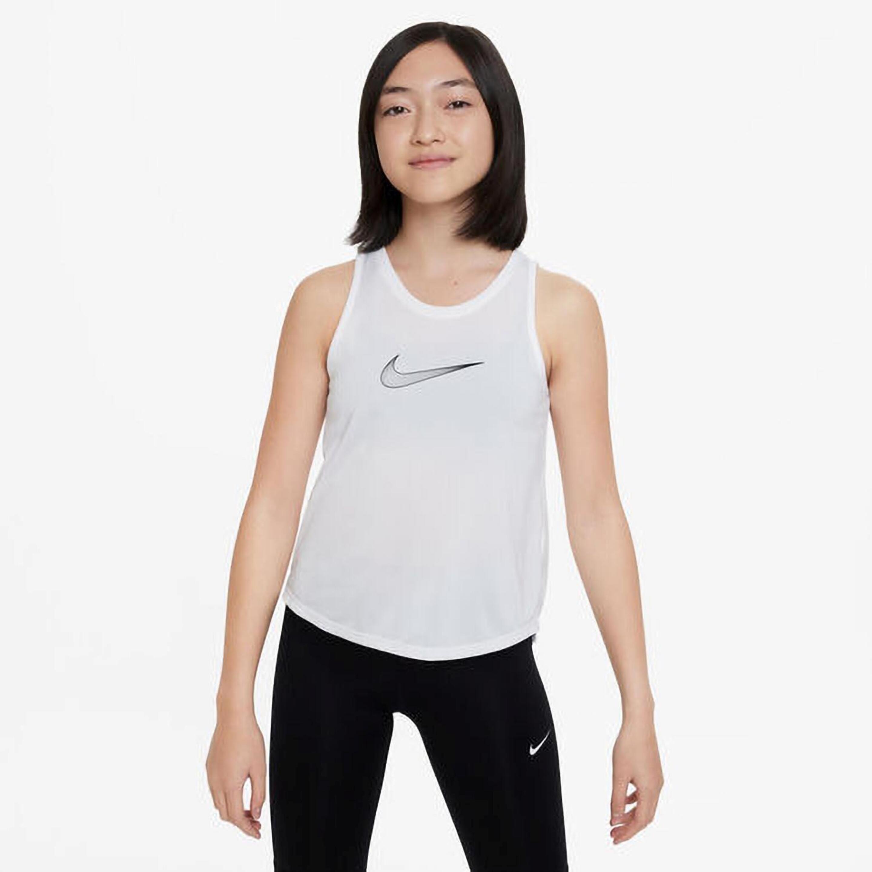 Nike One - blanco - Camiseta Gym Niña