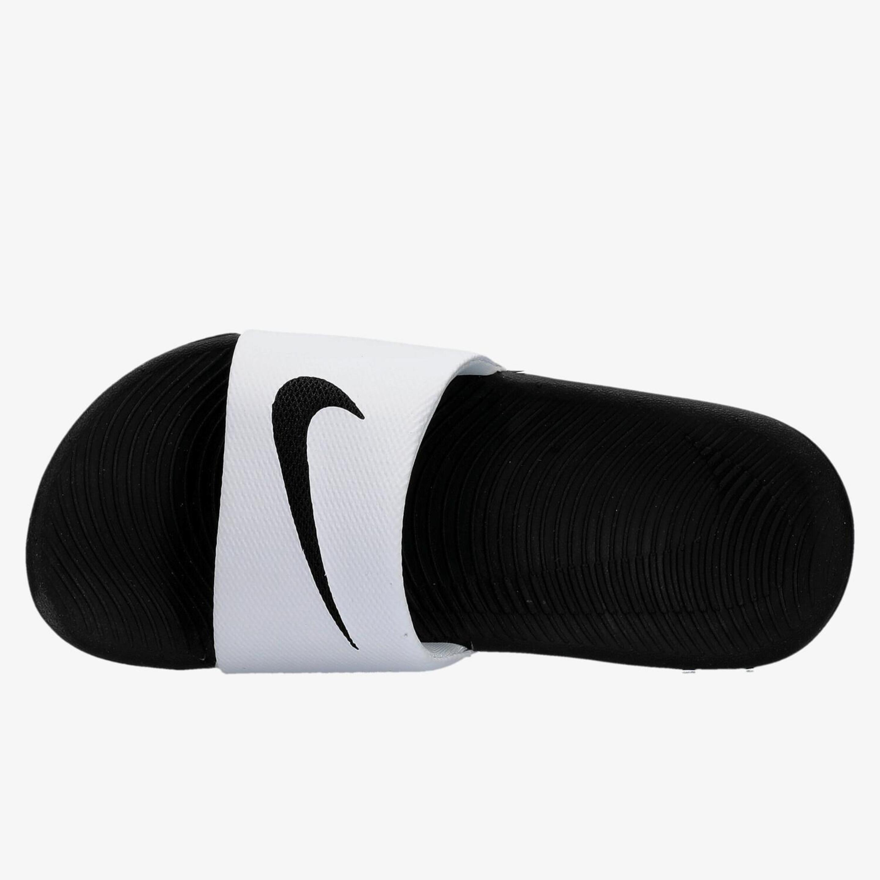 Nike Kawa - blanco - Chinelos Slide Menina
