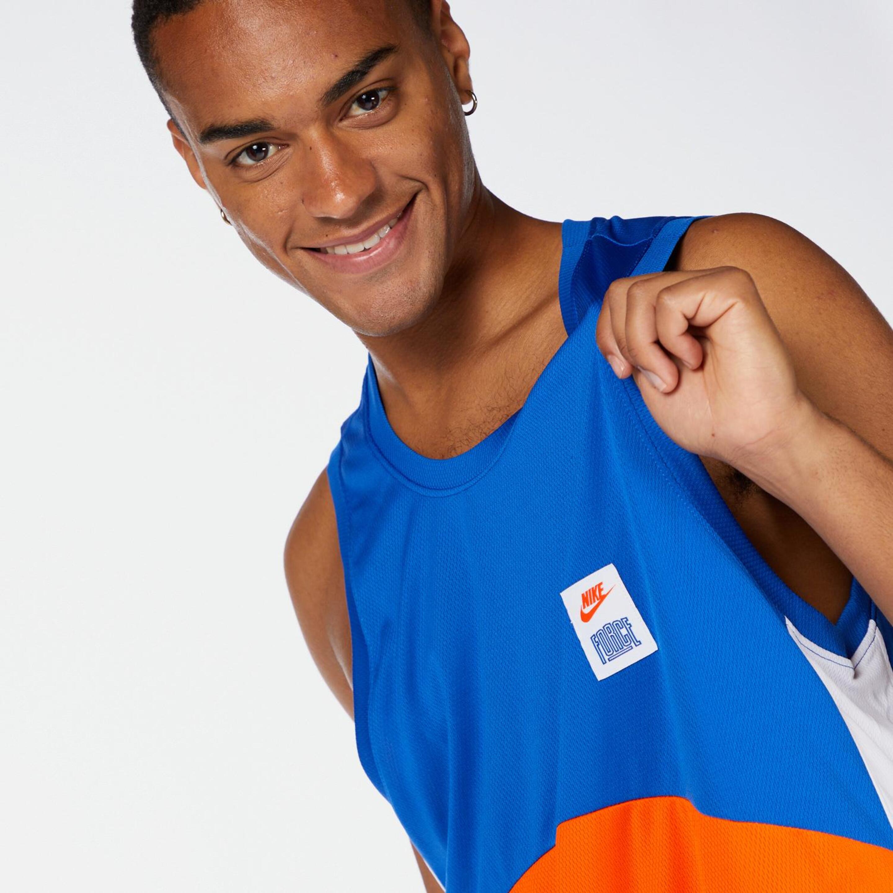 Nike Starting - Azul - Camiseta Baloncesto Hombre  | Sprinter