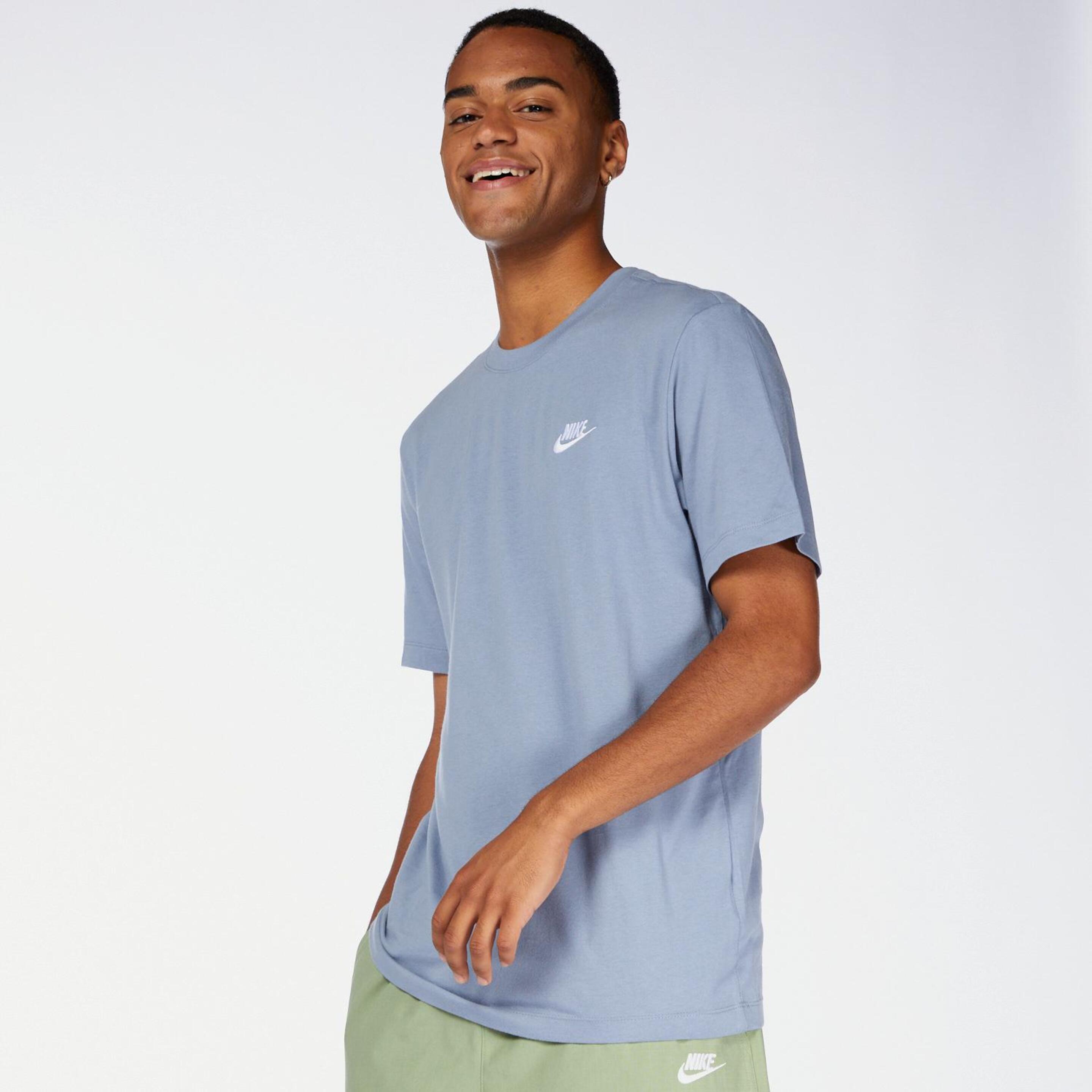 Nike Club - Azul - Camiseta Hombre