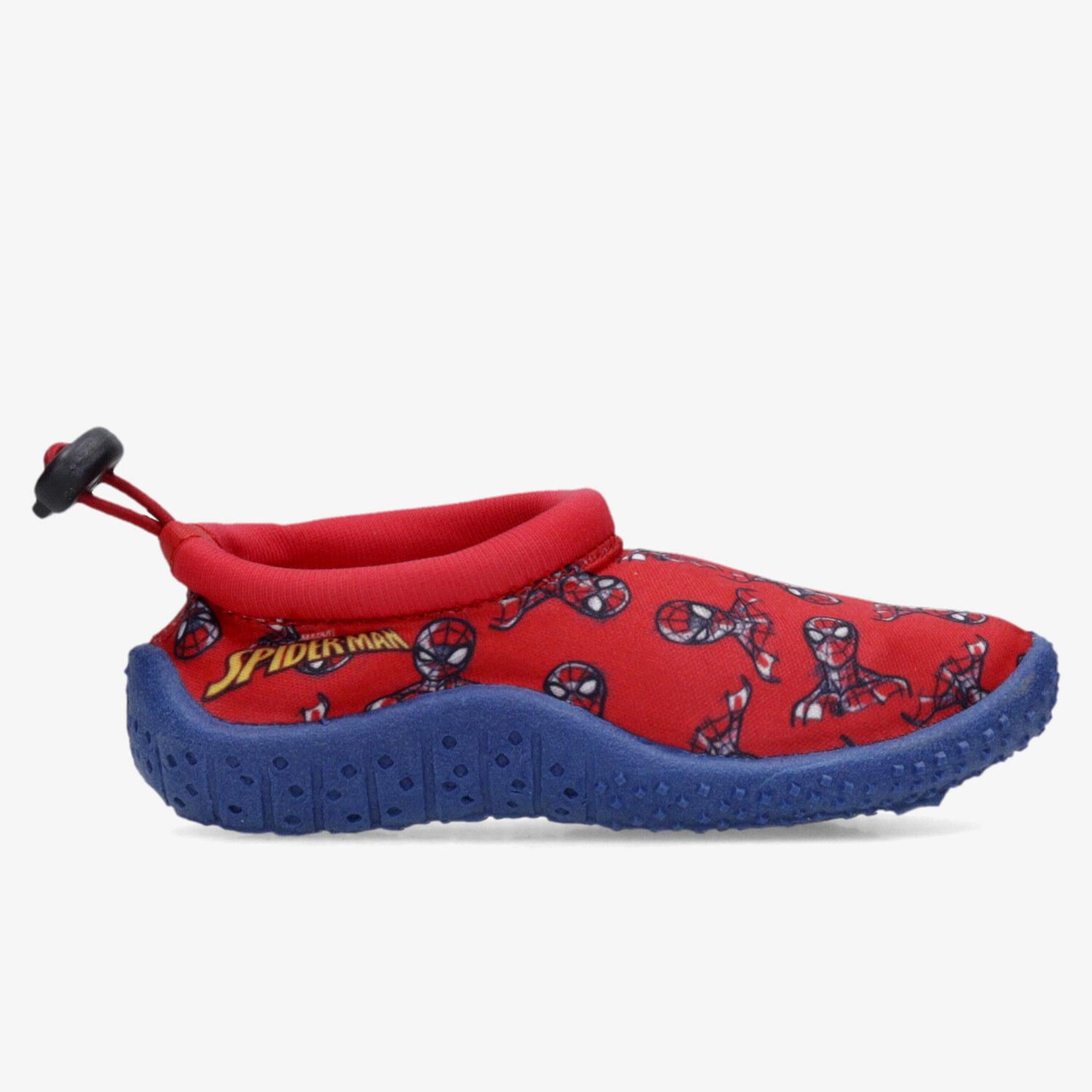 Sapatos Spiderman - rojo - Sapatos Água Menino