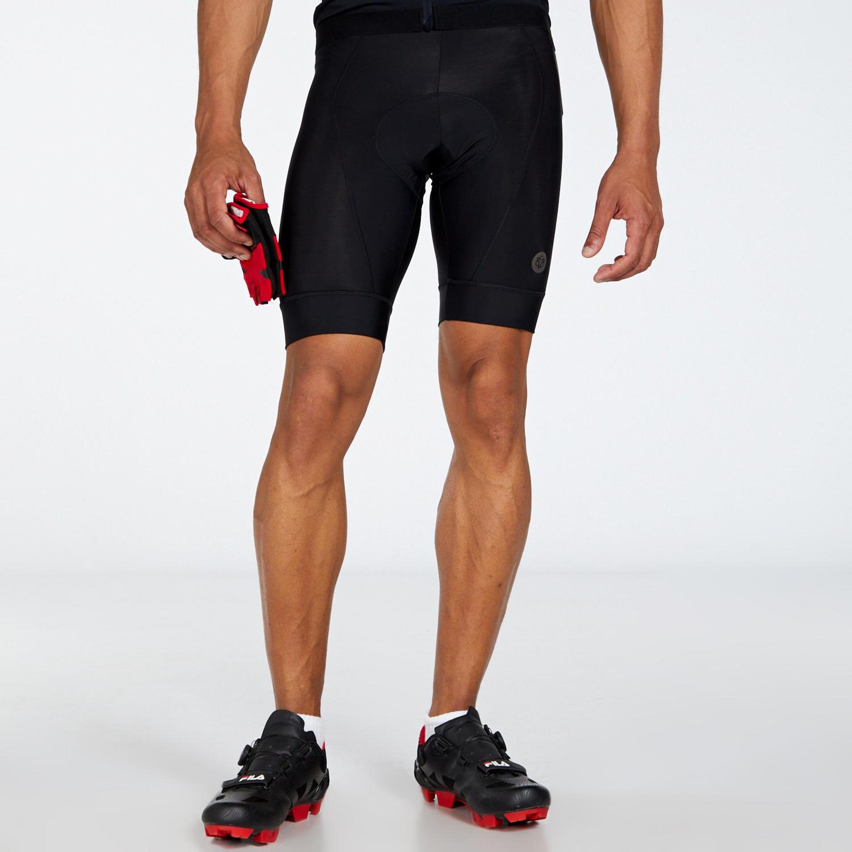 AGU Essential II - Vermelho - Calções c/alças Ciclismo Homem | Sport Zone