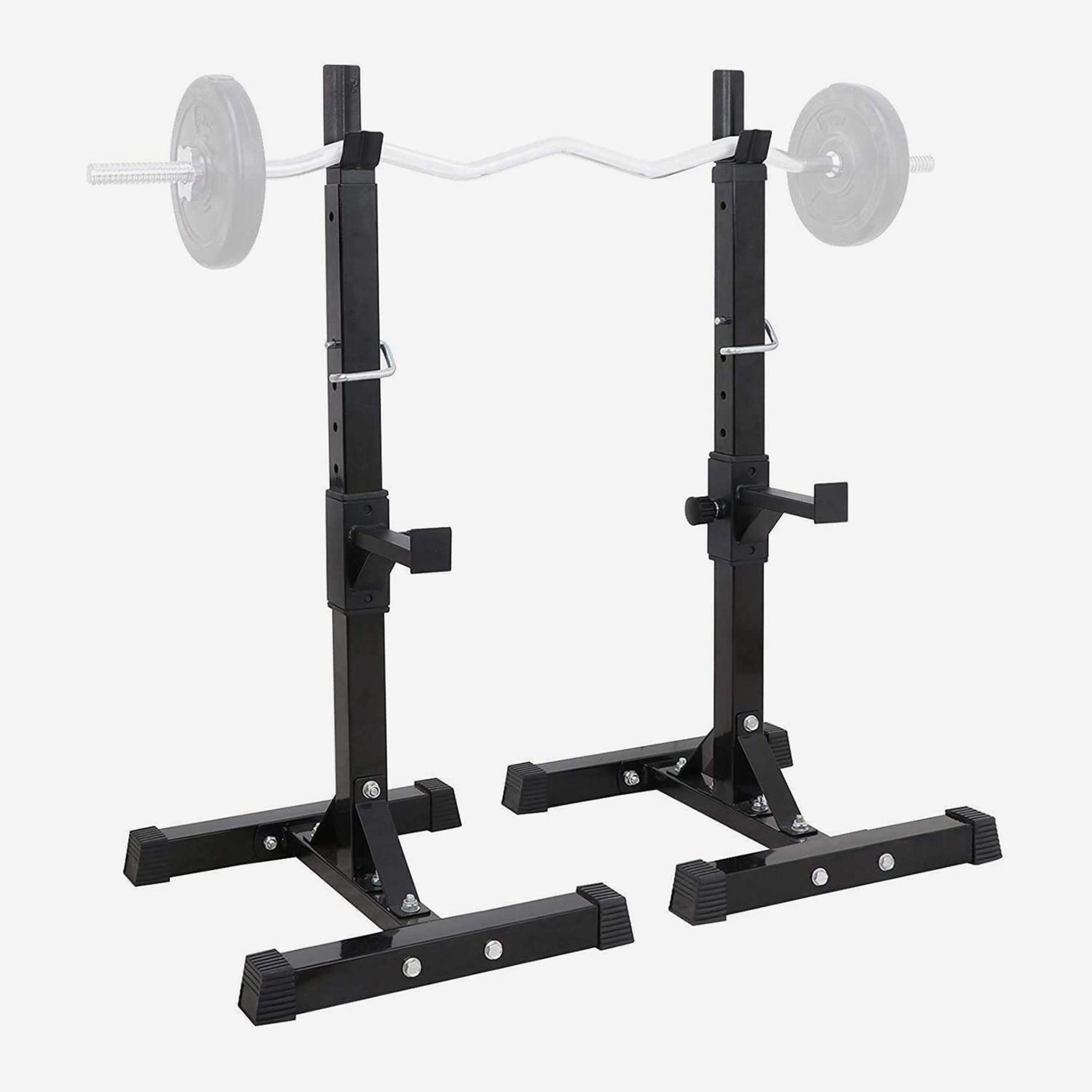 Fitness Tech Squat Rack - Negro - Soporte Sentadillas  MKP