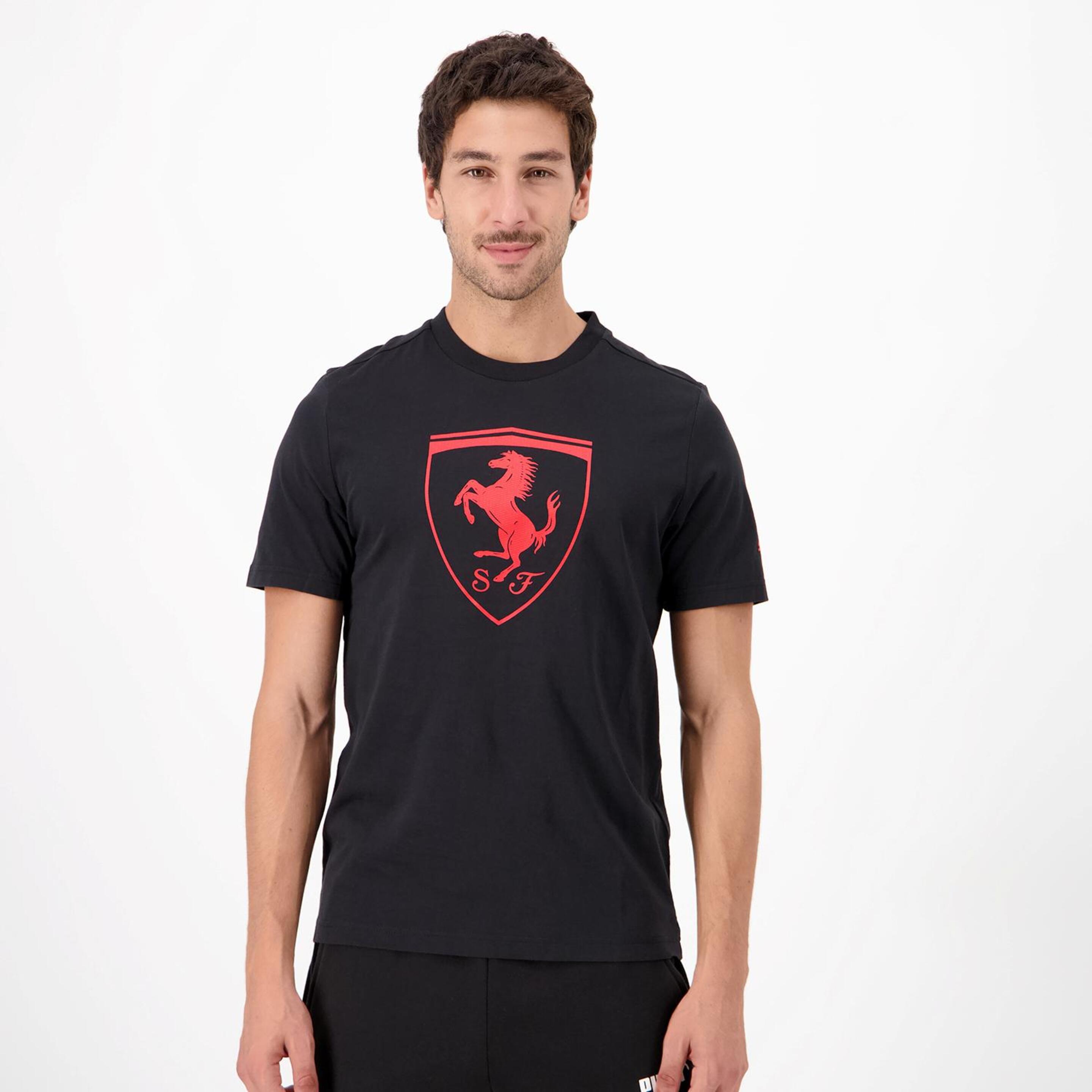Puma Ferrari - Negro - Camiseta Hombre