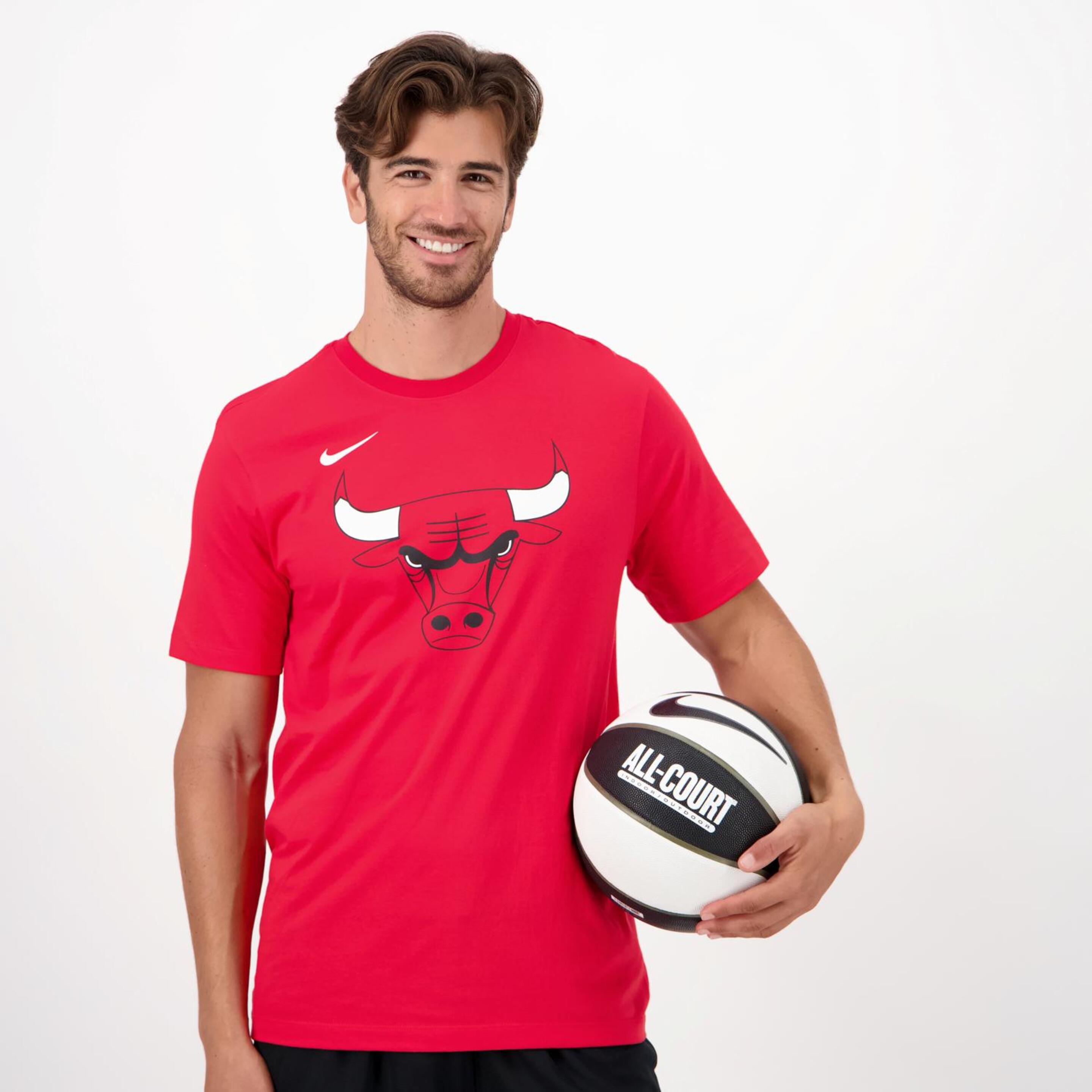 Nike Chicago - Rojo - Camiseta Baloncesto Hombre