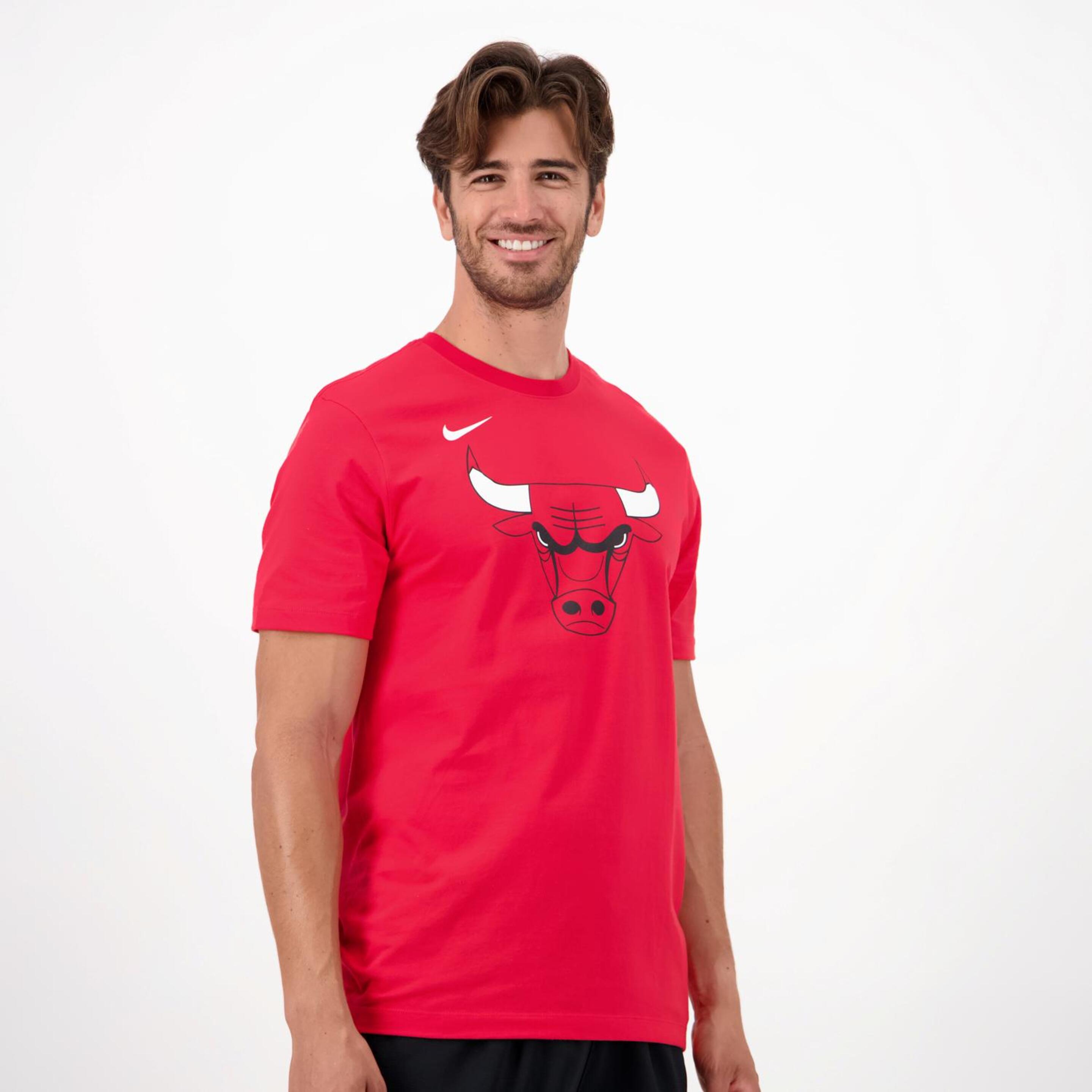 Nike Chicago - Rojo - Camiseta Baloncesto Hombre